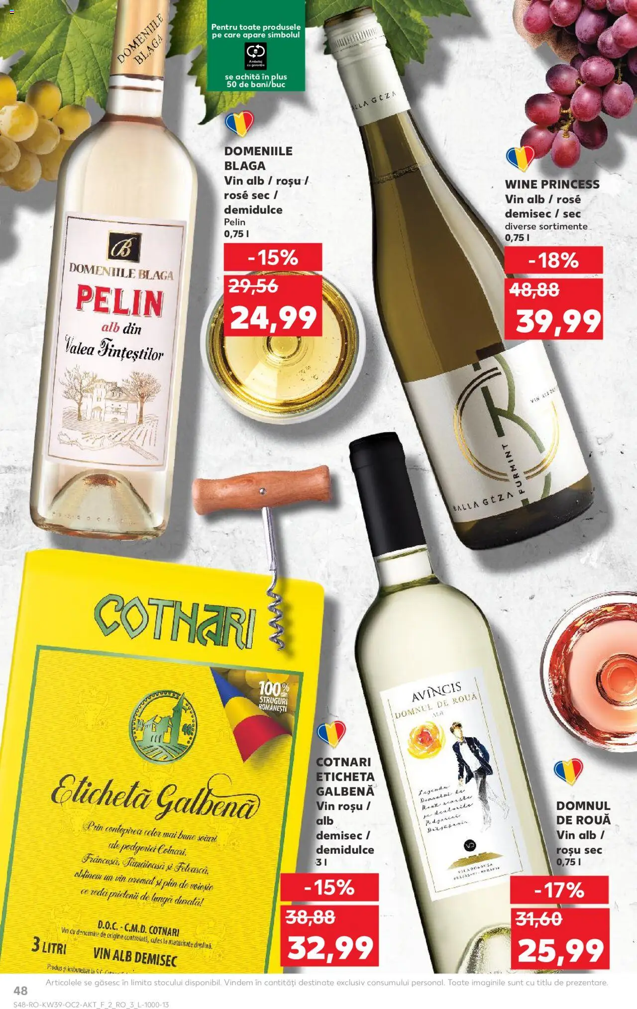 Kaufland RO akciós ujság - amely érvényes a következő dátumtól: 24.09.2025 | Oldal: 48