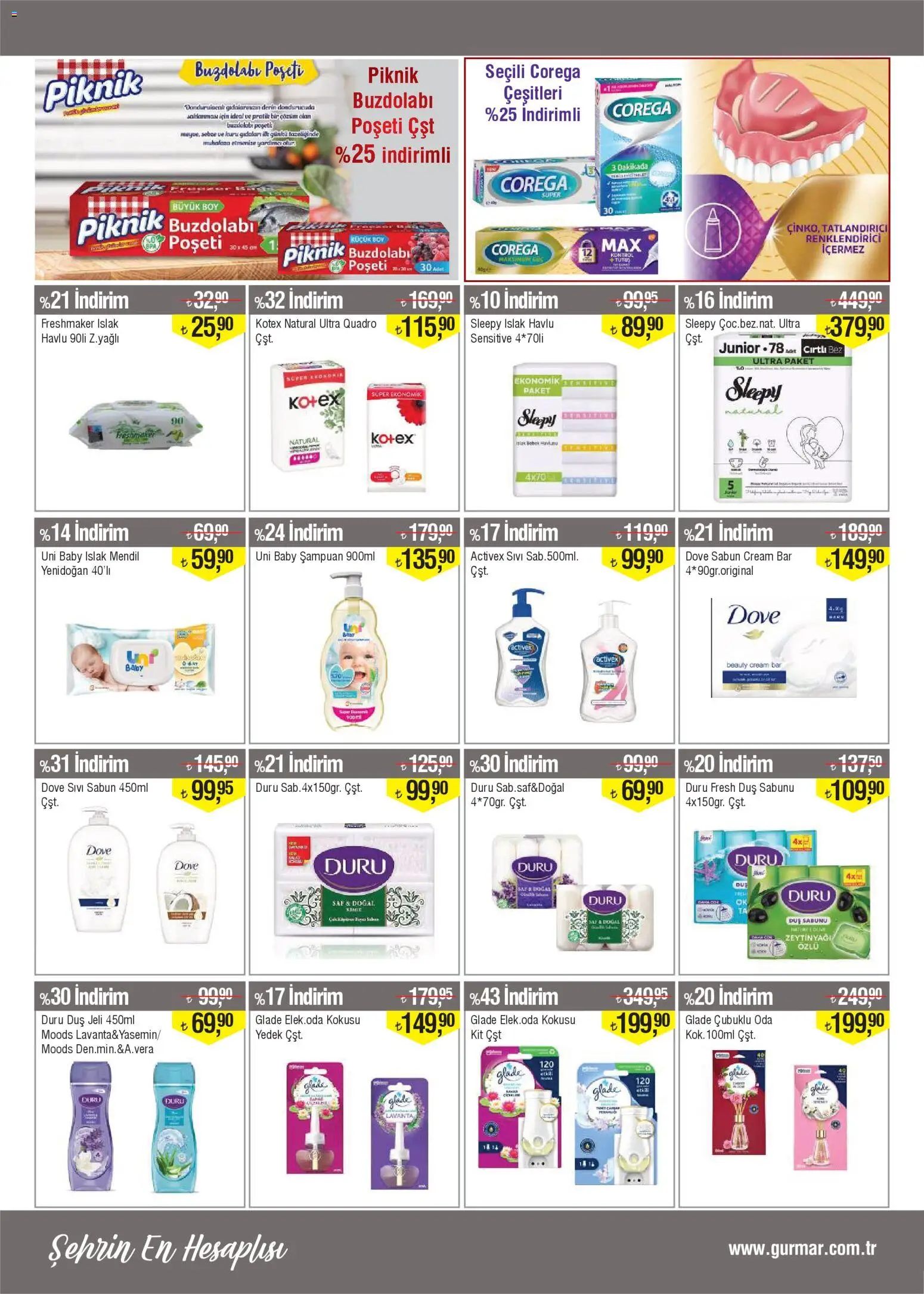 Gürmar Katalog - 15.11.2025 tarihinden itibaren geçerlidir | Sayfa: 12 | Ürünler: Şampuan, Sabun, Duş jeli, Buzdolabı