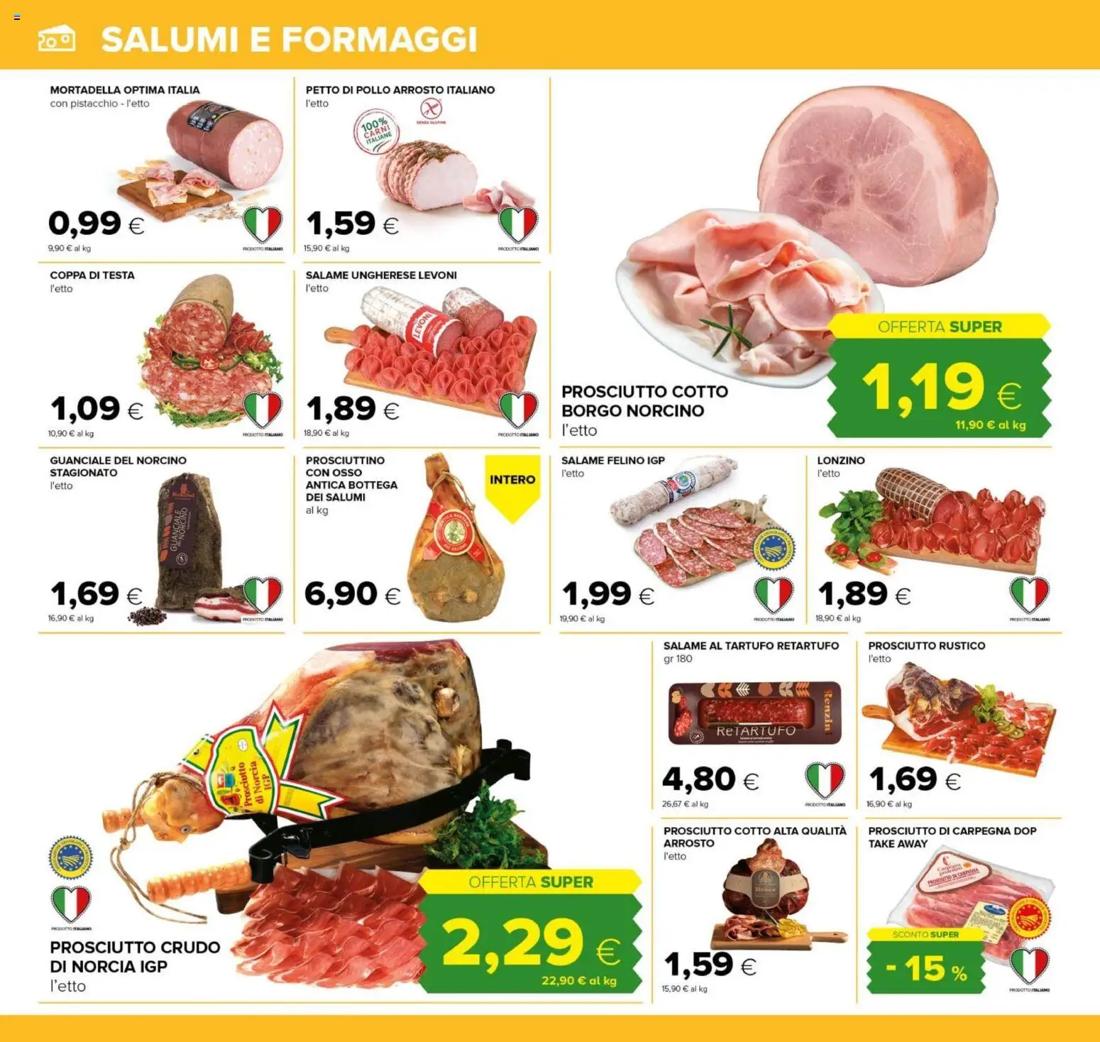 Volantino Tigre del 30.11.2025 | Pagina: 10 | Prodotti: Petto di Pollo, Pollo, Prosciutto, Mortadella