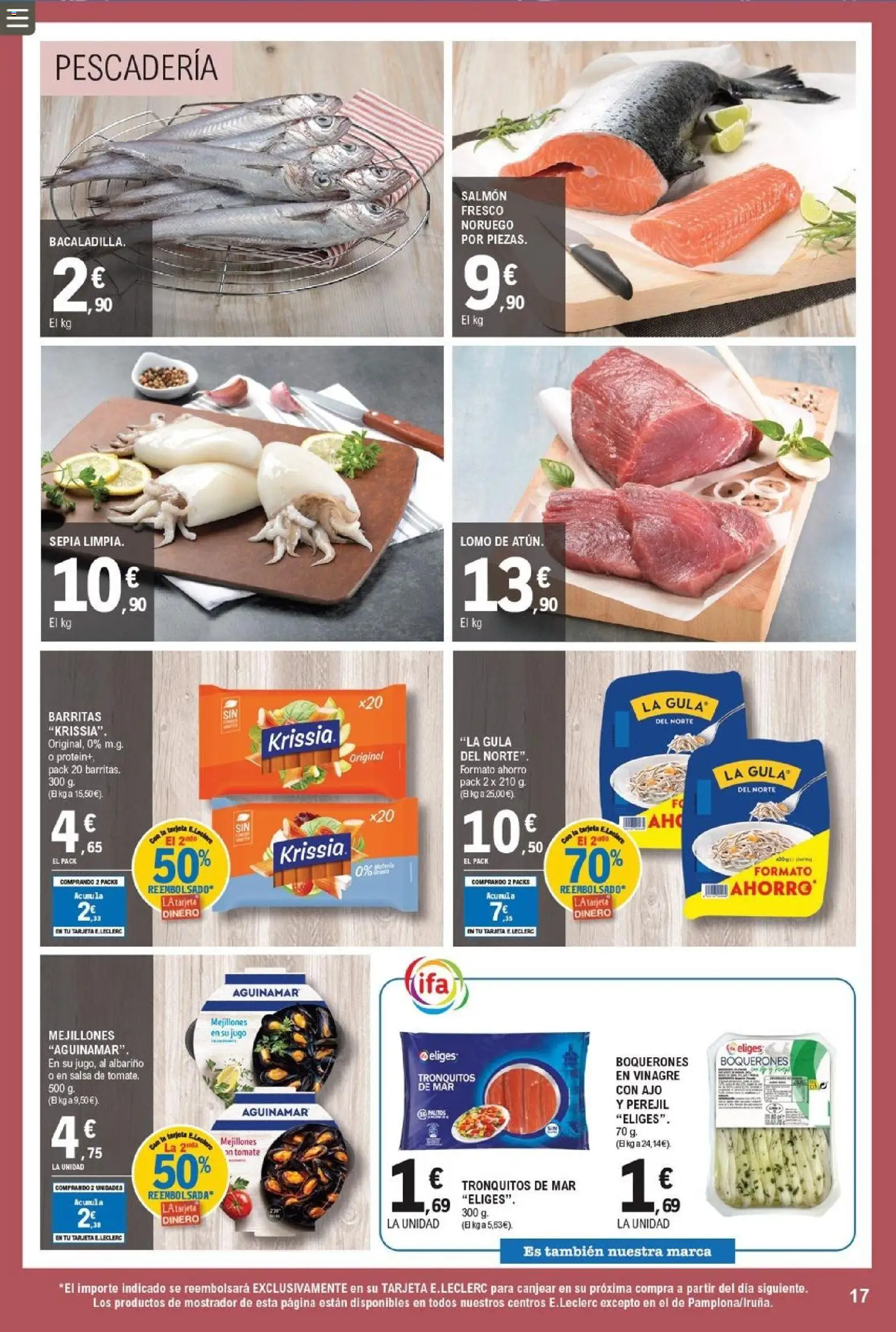 E.Leclerc folleto │ válido desde el 22.04.2026 | Página: 18 | Productos: Jugo, Δεξαμενή