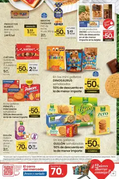 Vista previa Eroski Quieres ahorrar conmigo válido desde el 16.04.2026 | Página: 17 | Productos: Leche, Galletas, Pan de leche, Caja