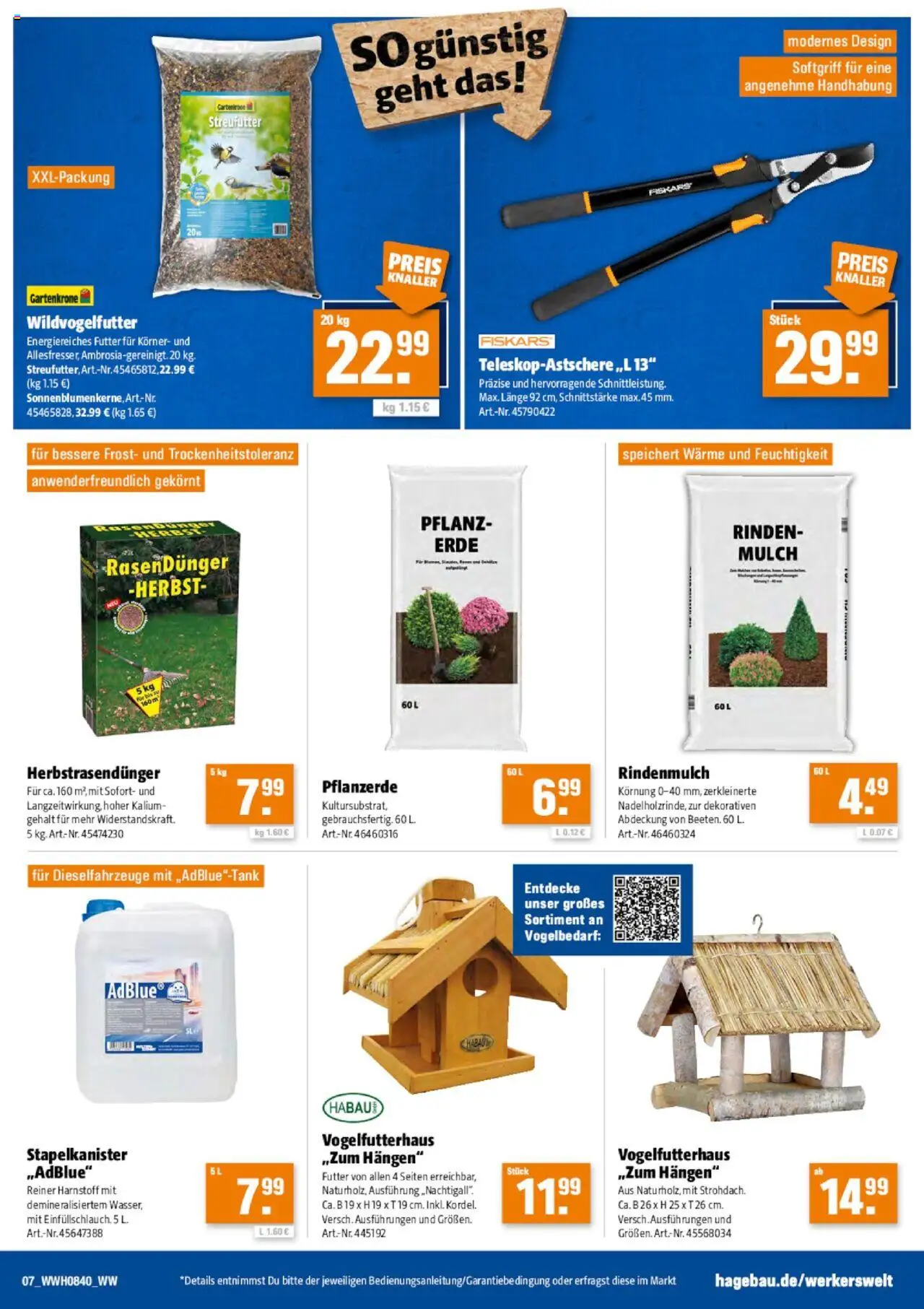 Hagebau Prospekt Eisenberg – gültig ab 27.09.2025 | Seite: 7 | Produkte: Rindenmulch, Pflanzerde