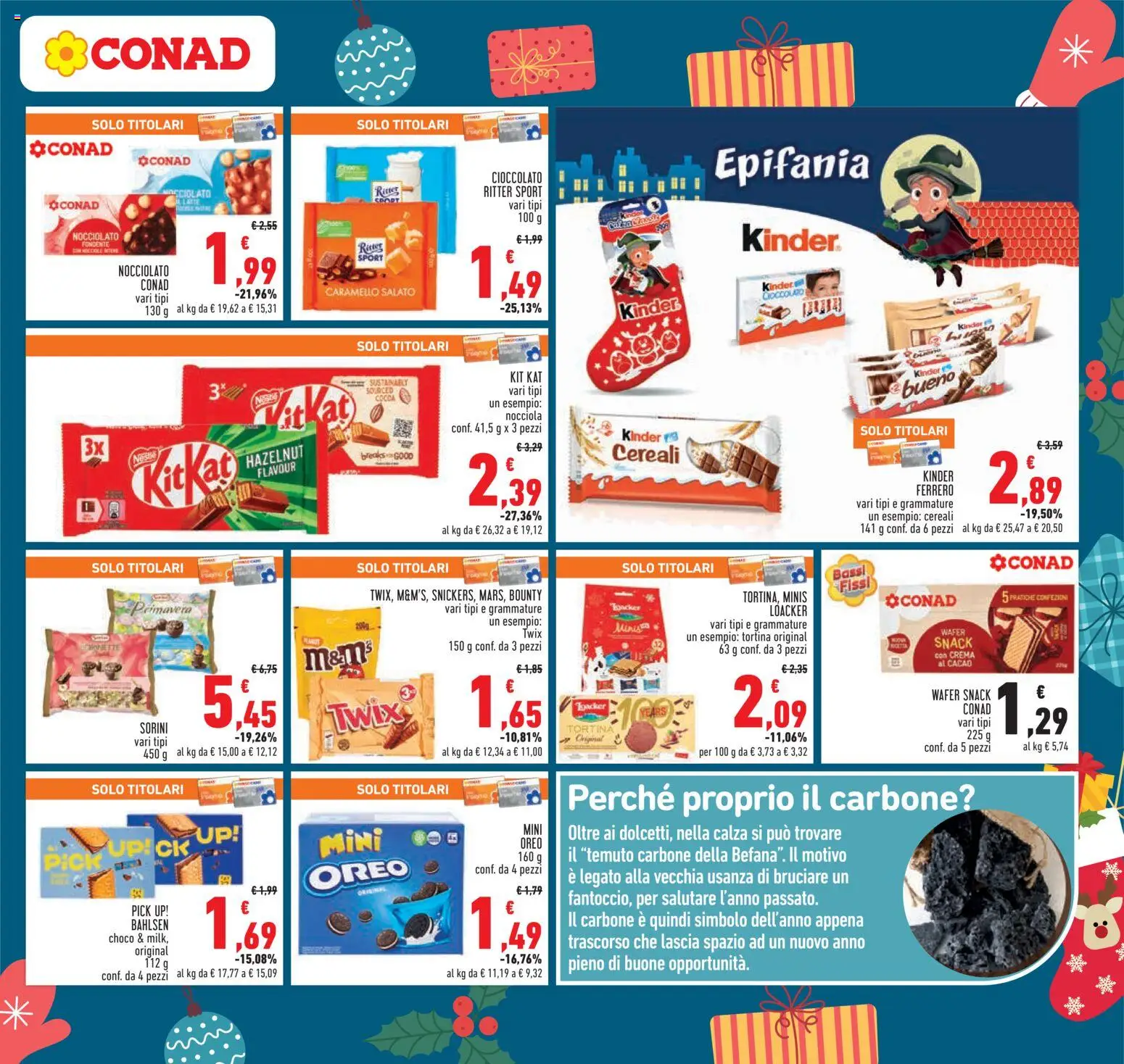 Volantino Conad del 27.12.2025 | Pagina: 11 | Prodotti: Crema, Cioccolato, Cereali
