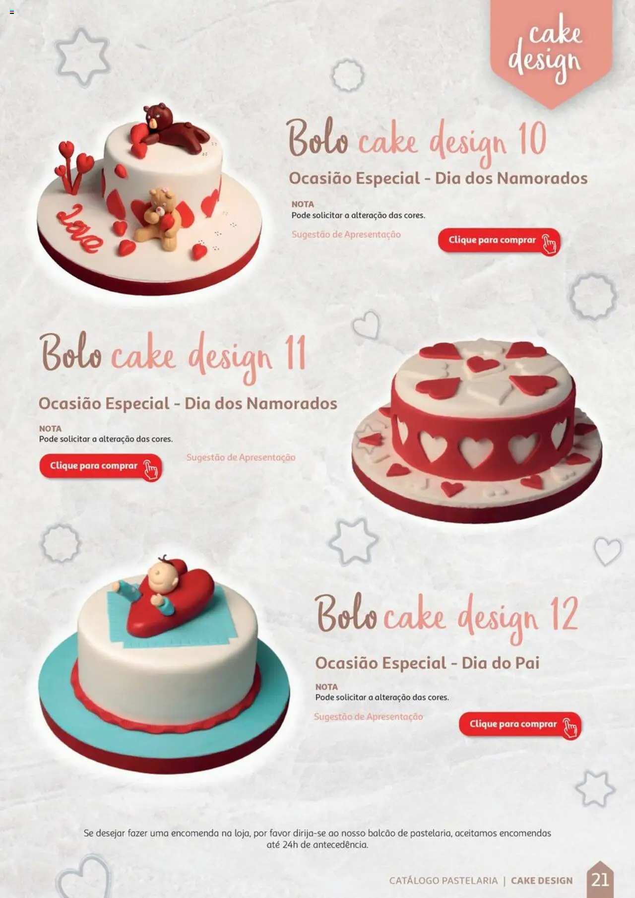 Auchan Catálogo de Pastelaria │ válido de 08.04.2024 | Página: 21 | Produtos: Bolo