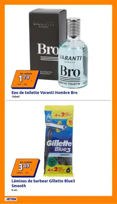 Pré-visualização Action - Action week 9 2026 válido de 25.02.2026 | Página: 14 | Produtos: Eau de toilette, Lâminas de barbear
