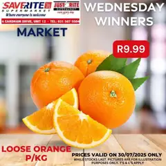Preview of Saverite specials valid from 30.07.2025