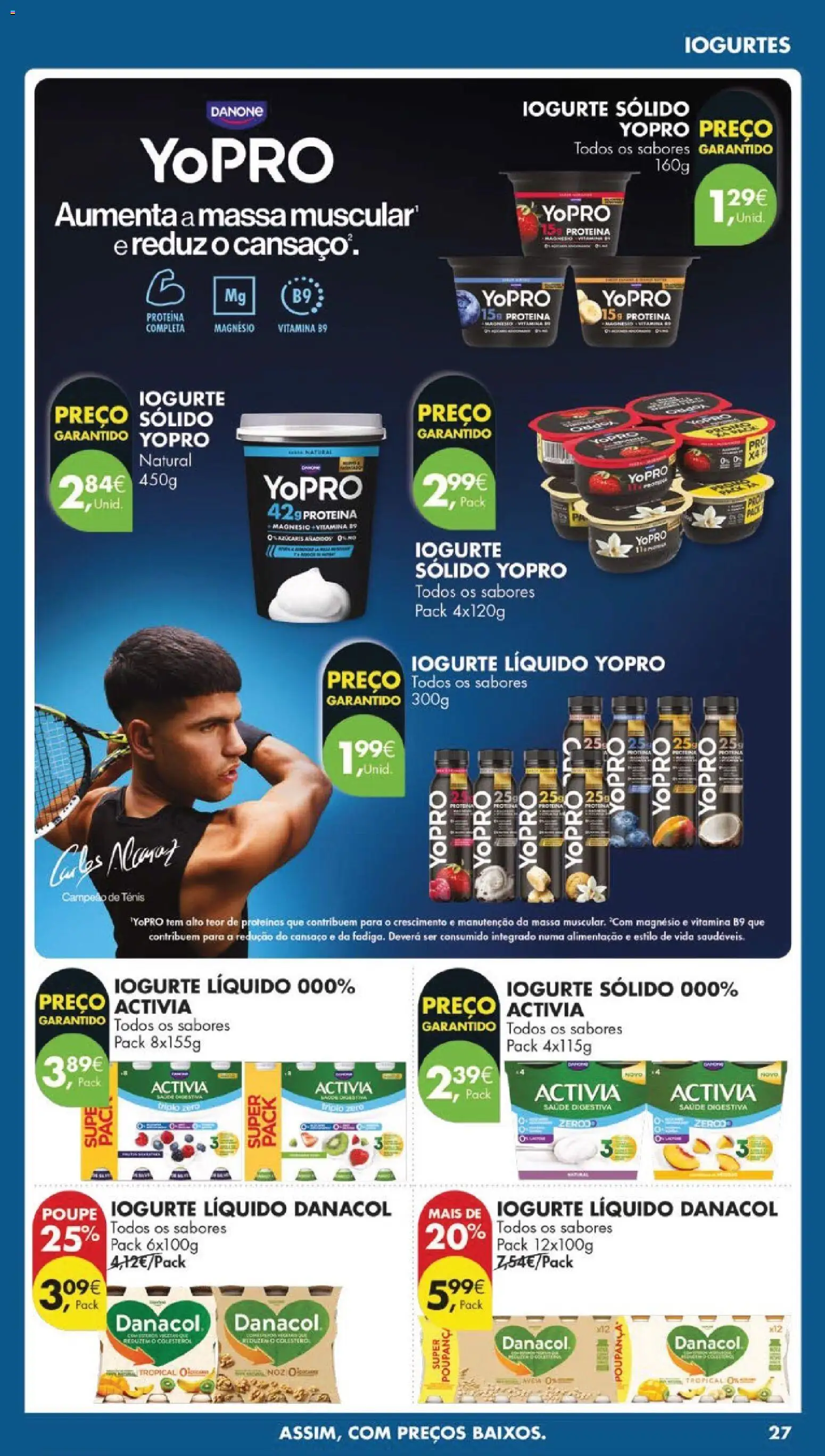 Pingo Doce folheto │ válido de 21.04.2026 | Página: 29 | Produtos: Iogurtes, Massa, Iogurte liquido, Proteina