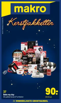 Makro - Kerstpakketten - Voorbeeld van een folder van Makro, geldig van 03.12.2025