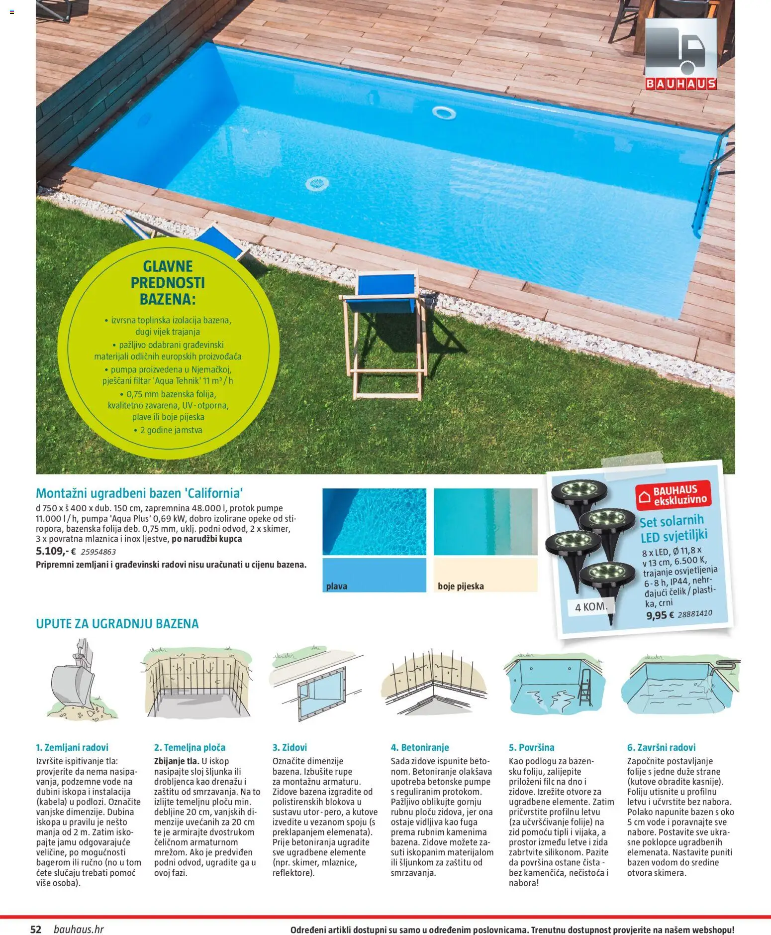 Bauhaus katalog | vrijedi od 23.03.2026 | Stranica: 52 | Proizvodi: Bazen