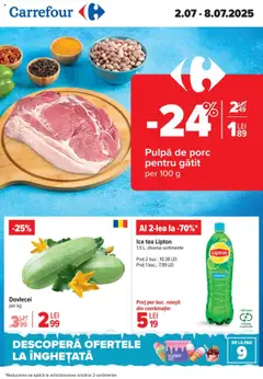 Catalog Carrefour – previzualizare al pliantului de la Carrefour valabil de la 02.07.2025