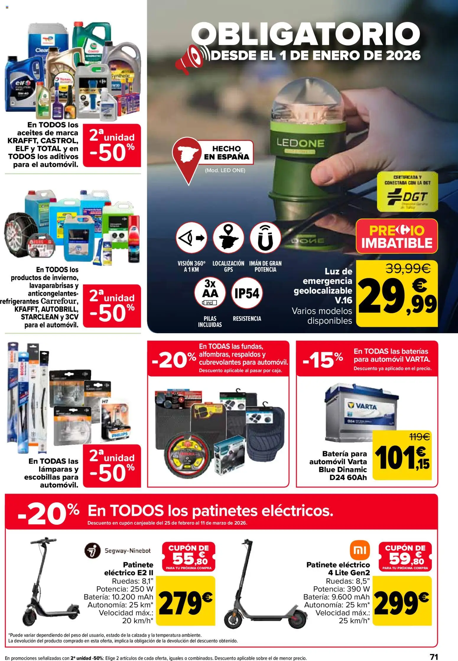 Carrefour folleto │ válido desde el 12.02.2026 | Página: 73 | Productos: Patinete, Peso, Ελιές, Απορρυπαντικό ρούχων σε σκόνη