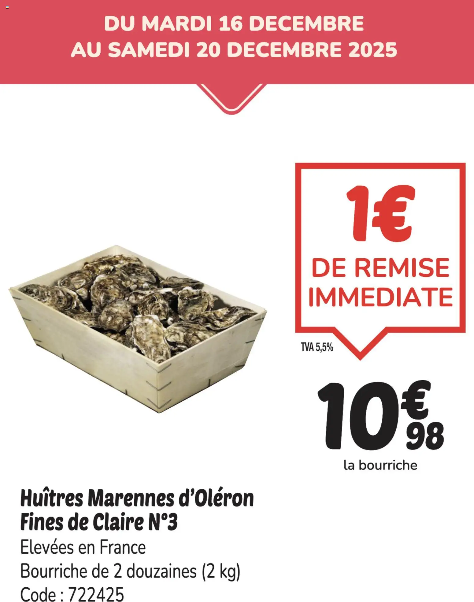 {H1} | Page: 3 | Produits: Huîtres