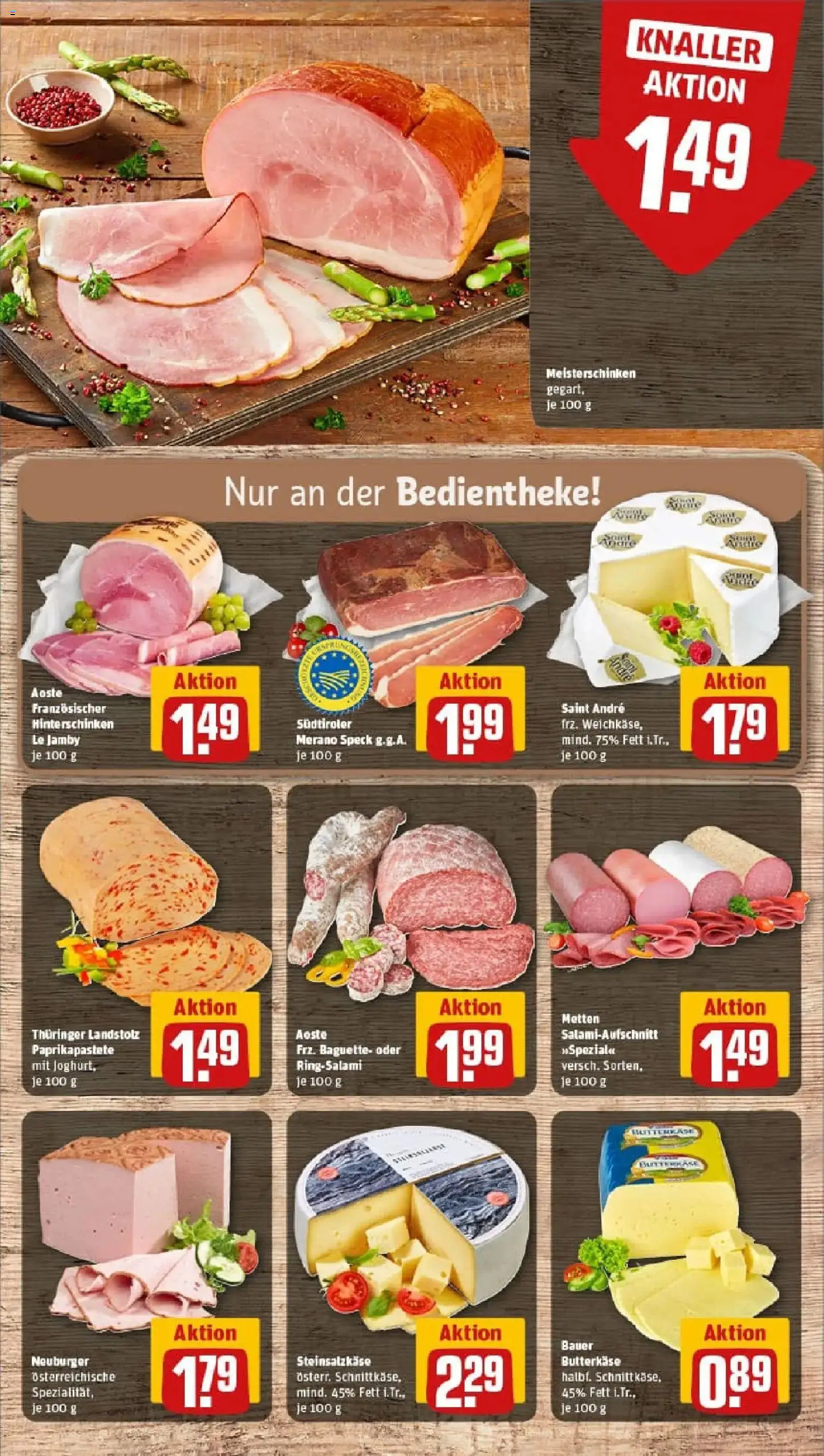 Rewe prospekt Berlin / Mitte	 – gültig ab 05.01.2026 | Seite: 9 | Produkte: Baguette, Salami