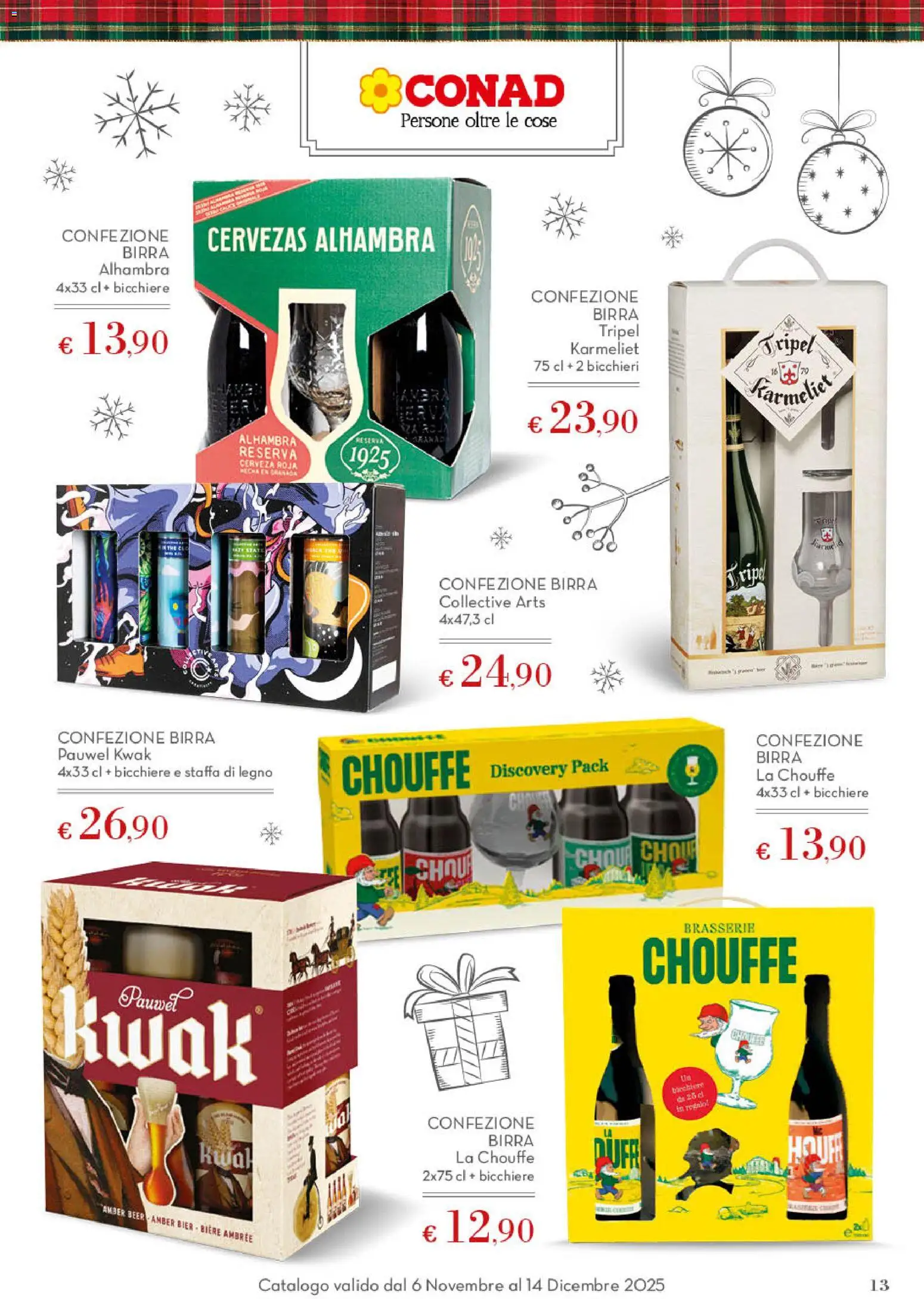 Volantino Spazio Conad del 06.11.2025 | Pagina: 13 | Prodotti: Paté, Birra