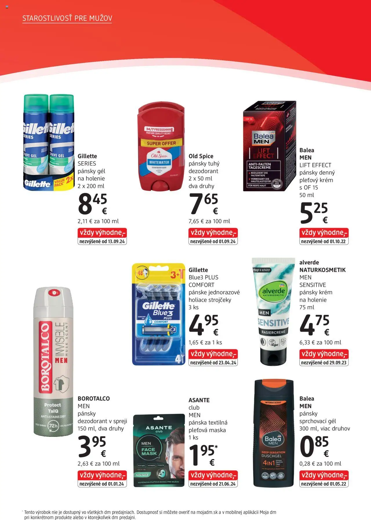 dm drogerie Journal September 2025 │ platný od 01.09.2025 | Strana: 10 | Produkty: Old Spice, Maska, Dezodorant, Krém