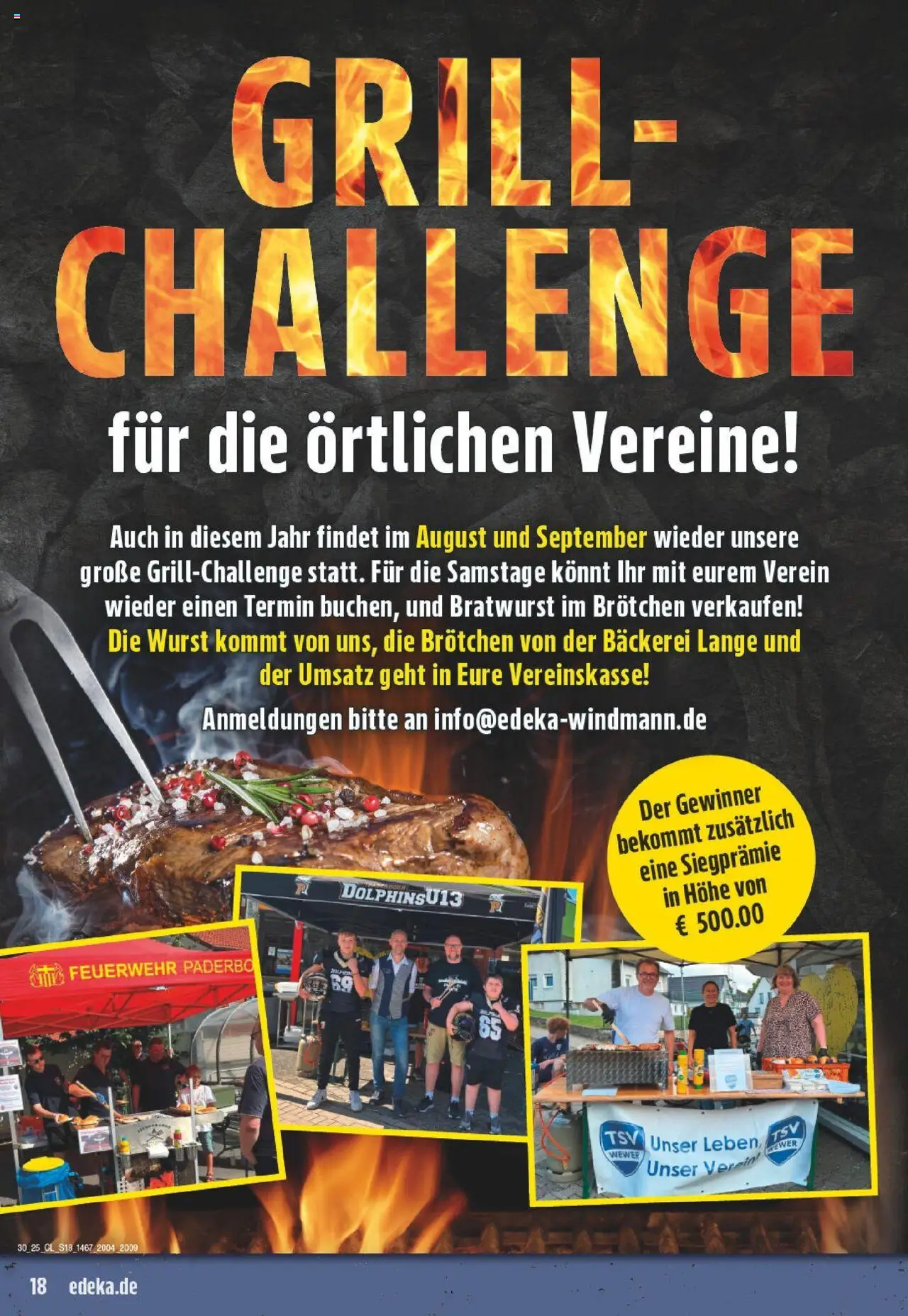 Edeka prospekt Erwitte	 - gültig ab dem 20.07.2025 | Seite: 18 | Produkte: Grill, Bäckerei, Bratwurst, Wurst