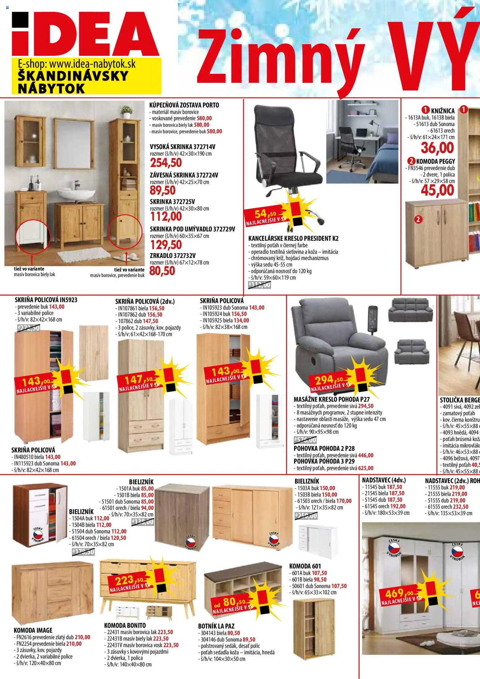 Nové IDEA nábytok akcie – leták je platný od 15.02.2026 | Strana: 2 | Produkty: Nábytok, Pohovka, Skriňa, Skrinka pod umývadlo