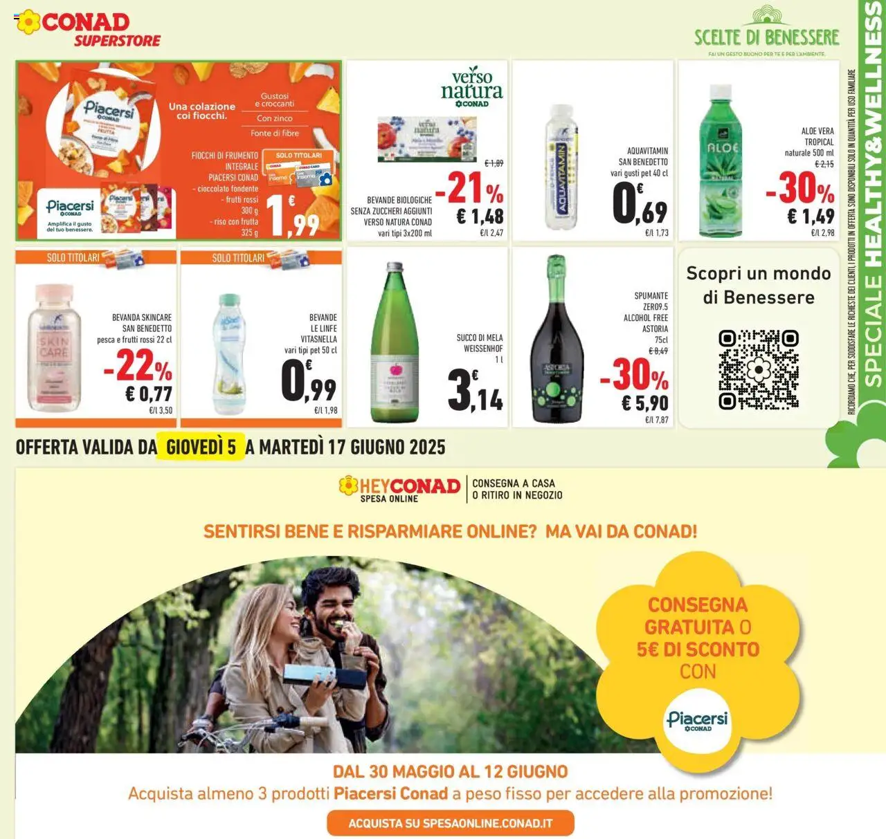 Volantino Conad del 04.06.2025 | Pagina: 37 | Prodotti: Succo, Fiocchi, Frutta, Spumante