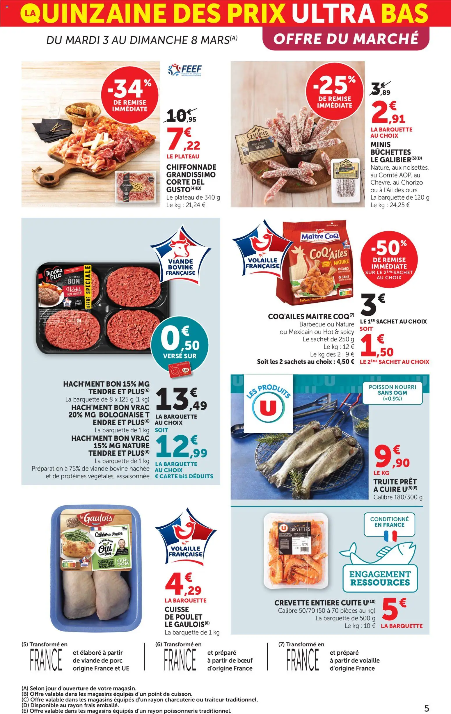 {H1} | Page: 5 | Produits: Barbecue, Crevette, Crevettes, Porc