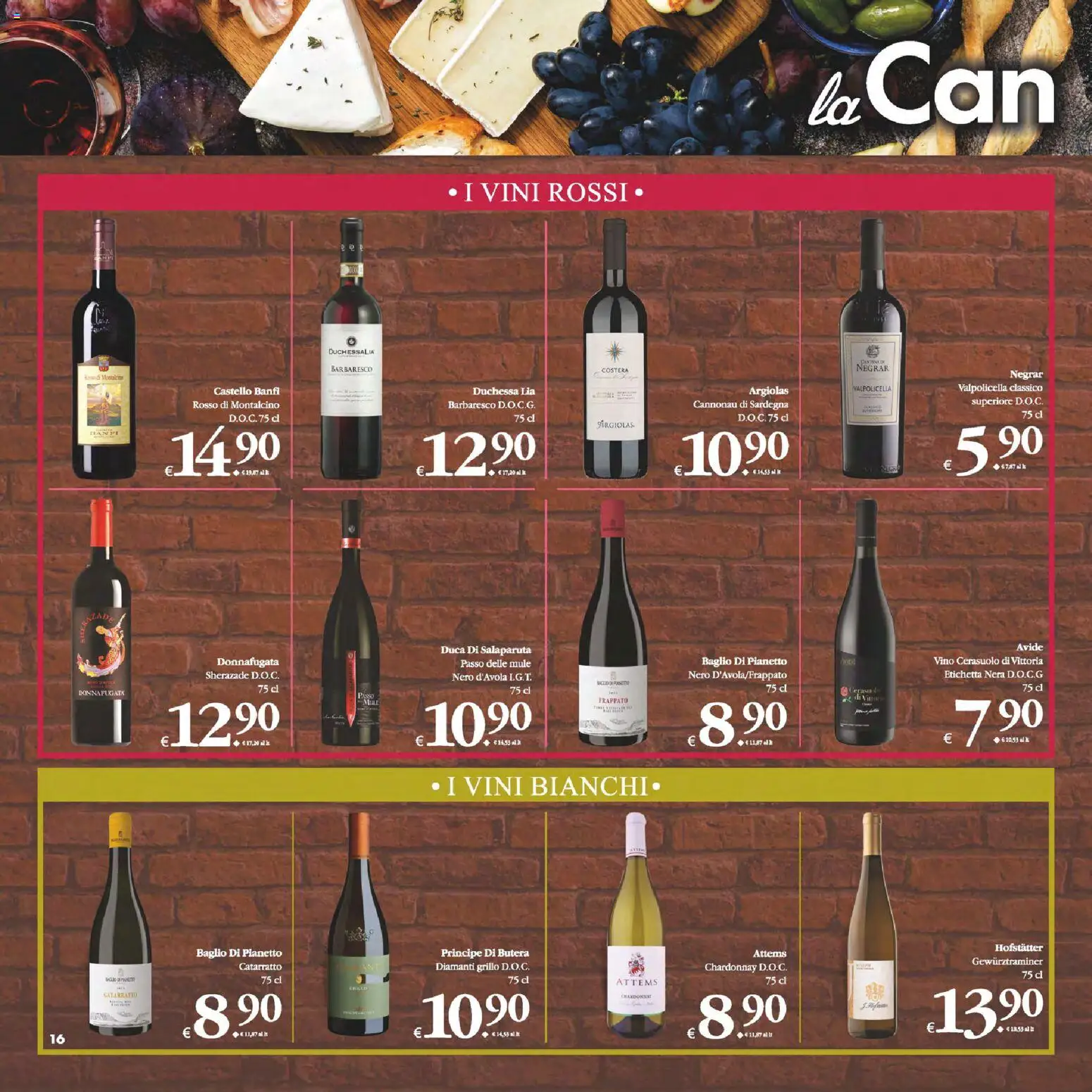 Volantino Decò del 23.01.2026 | Pagina: 16 | Prodotti: Vino