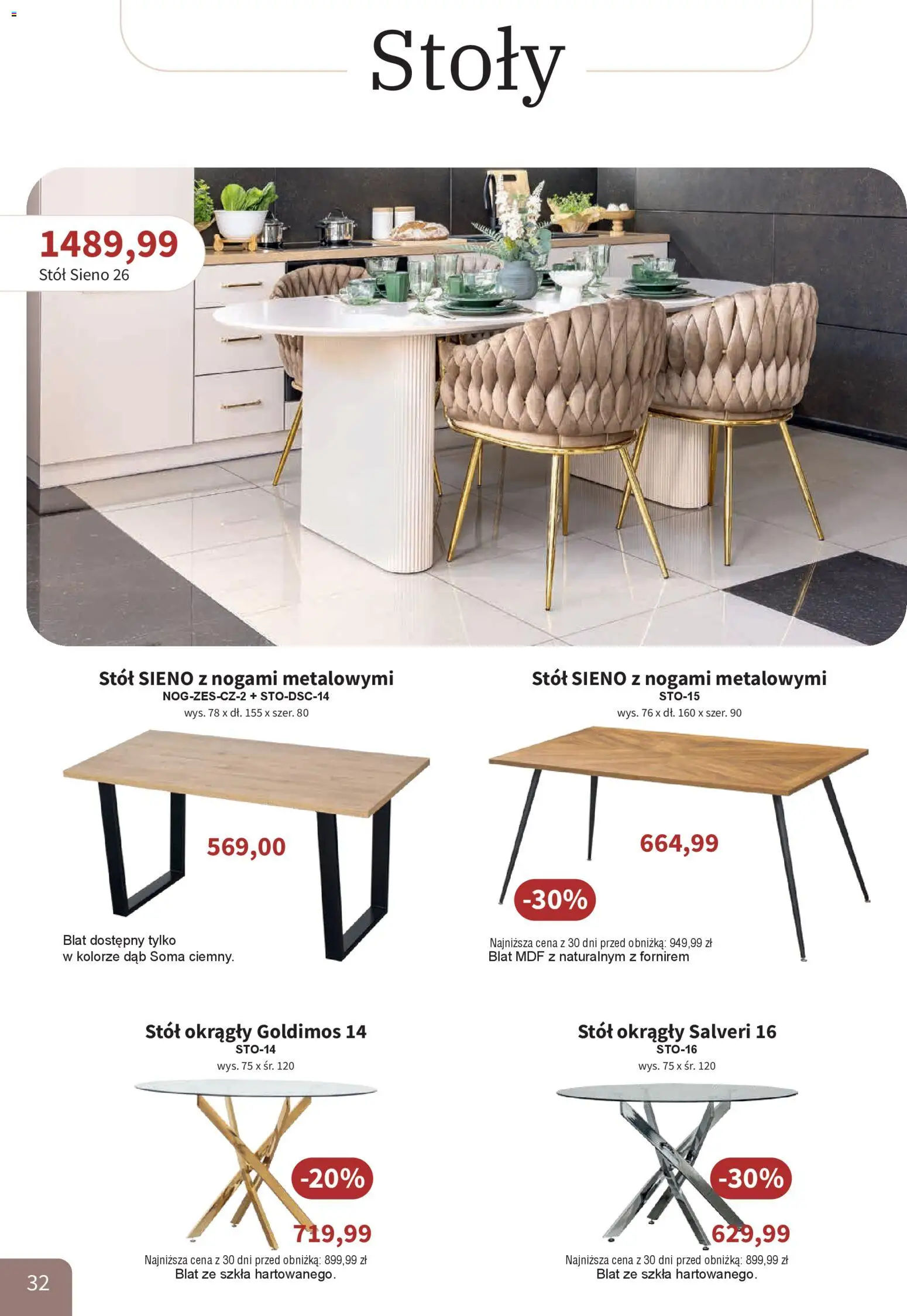Bodzio Katalog od 01.01.2026 | Strona: 32 | Produkty: Stół