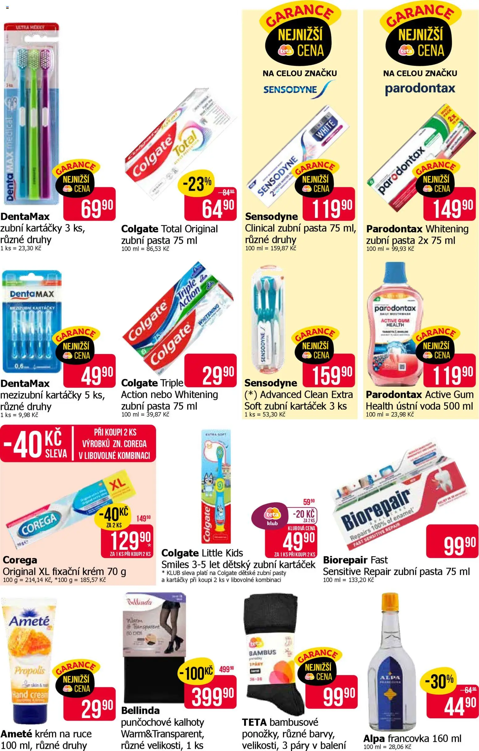 TETA Drogerie leták od 29.01.2026 | Strana: 12 | Produkty: Zubní kartáček, Biorepair, Alpa, Mezizubní kartáčky