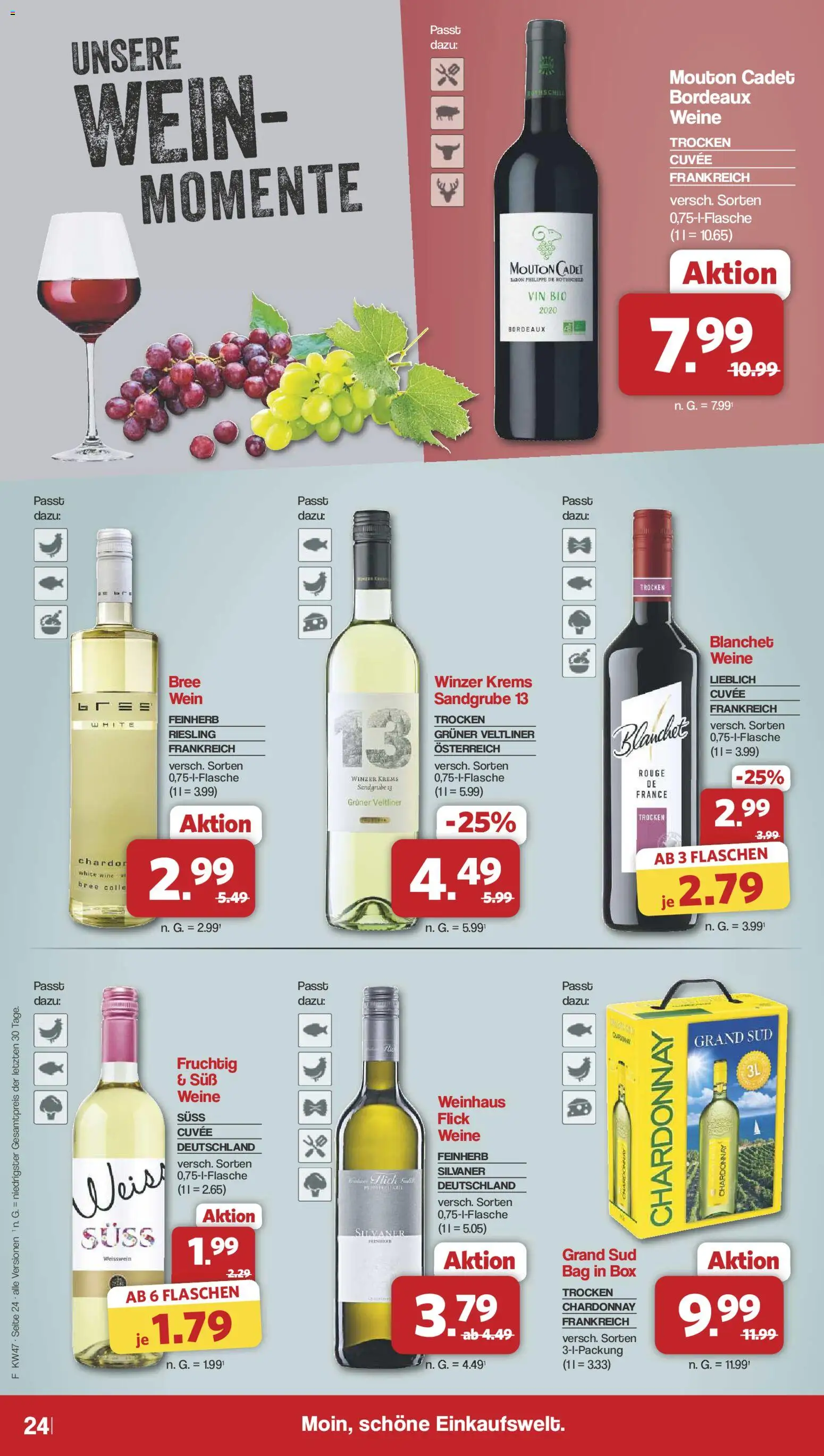 Famila Nordwest - Black Friday – gültig ab 17.11.2025 | Seite: 23 | Produkte: Weißwein, Bree, Rouge, Grand sud