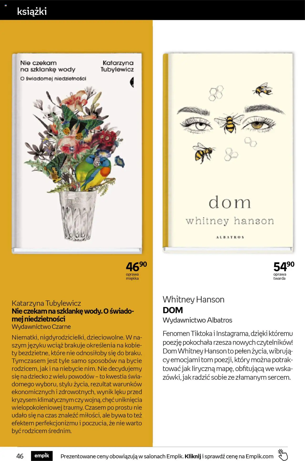 Empik promocje - Tom kultury Książki od 15.10.2025 | Strona: 46 | Produkty: Książki