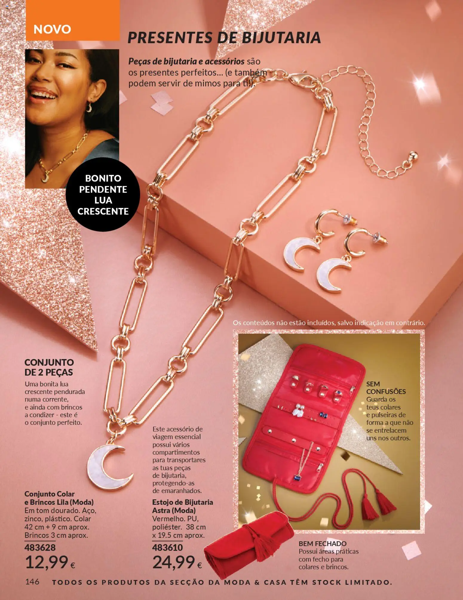 Catálogo Avon Campanha 11 Black Friday │ válido de 01.11.2025 | Página: 146 | Produtos: Brincos, Colar