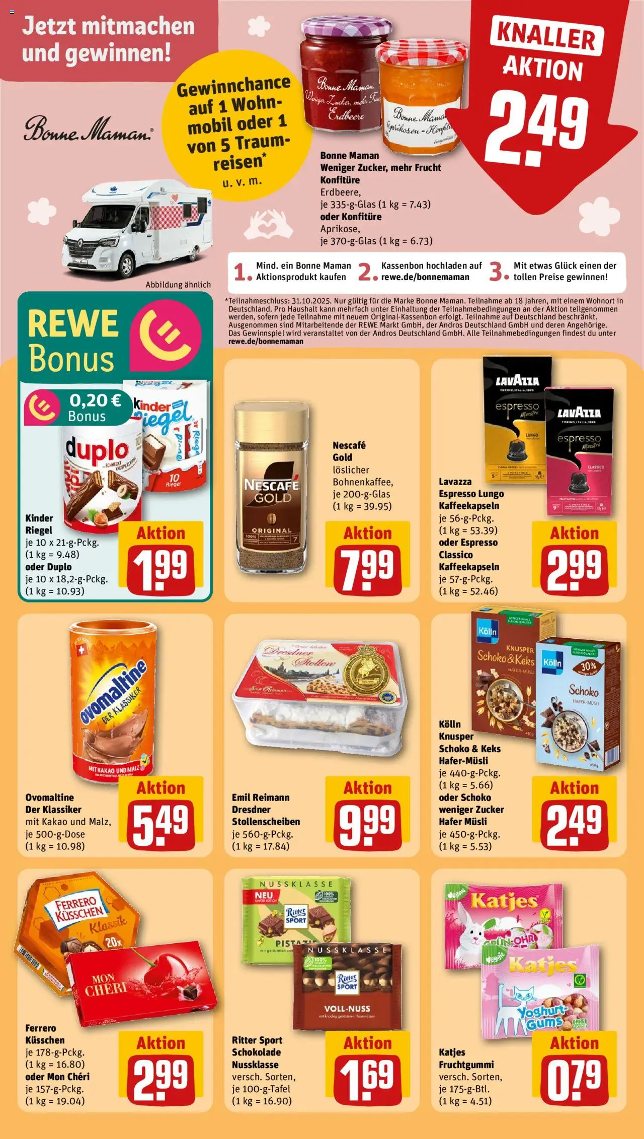 Rewe ihr Kaufpark Prospekt 	 – gültig ab 06.10.2025 | Seite: 23 | Produkte: Nescafe, Kolln, Schokolade, Katjes