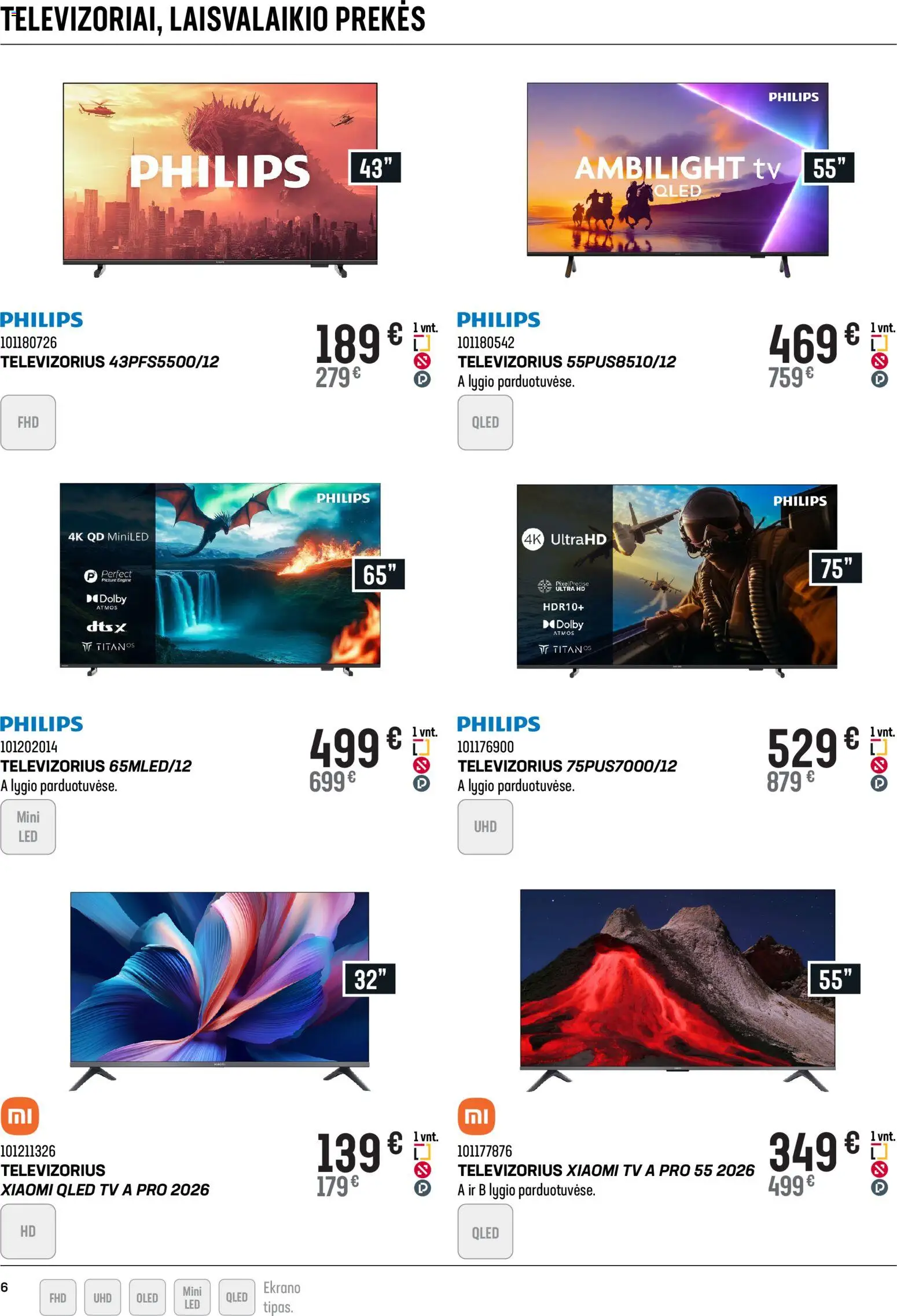 Senukai akcijos nuo 11.02.2026 | Puslapis: 6 | Prekių: Tv, Televizorius