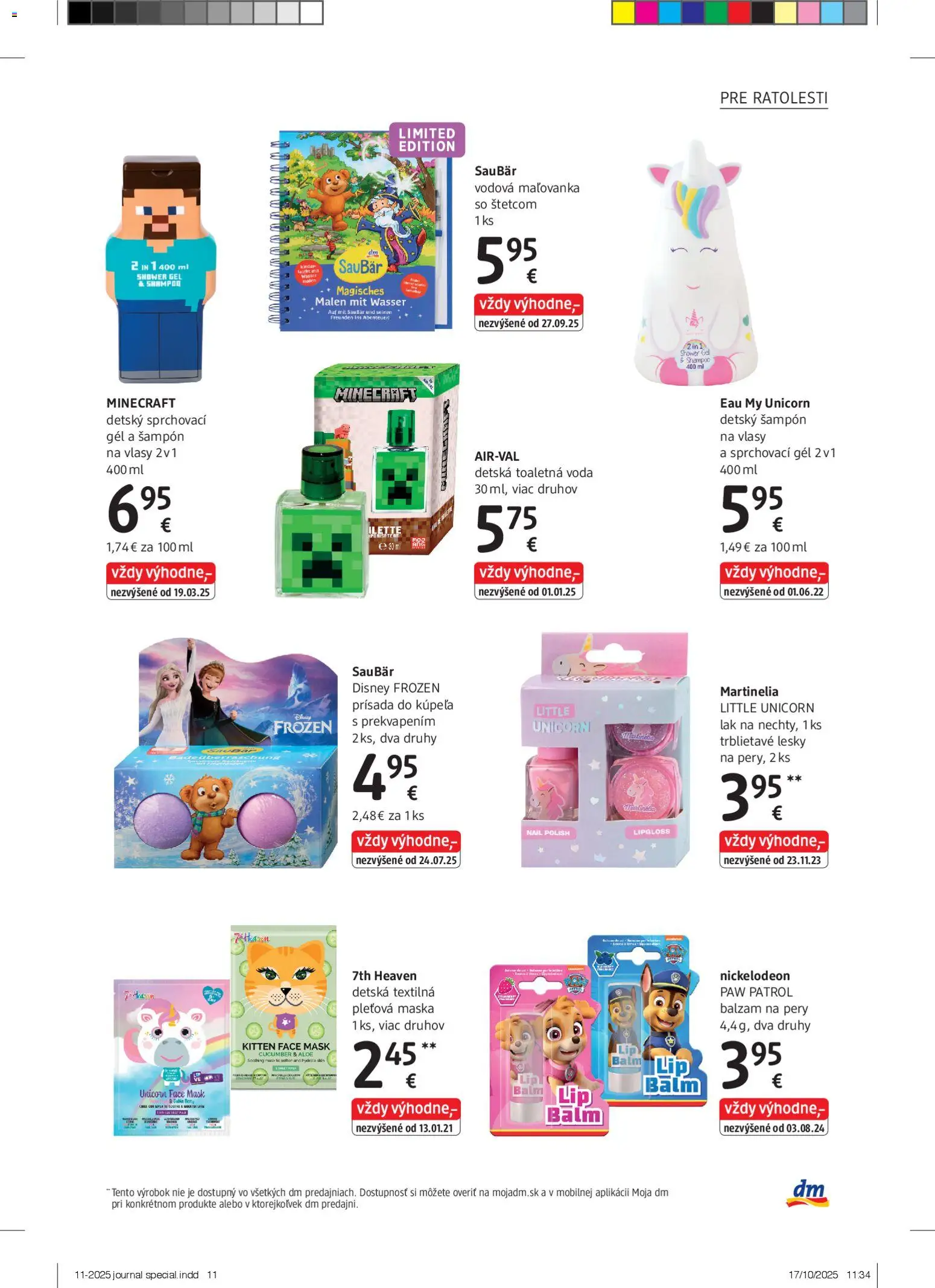 Nové dm drogerie akcie – leták je platný od 17.11.2025 | Strana: 11