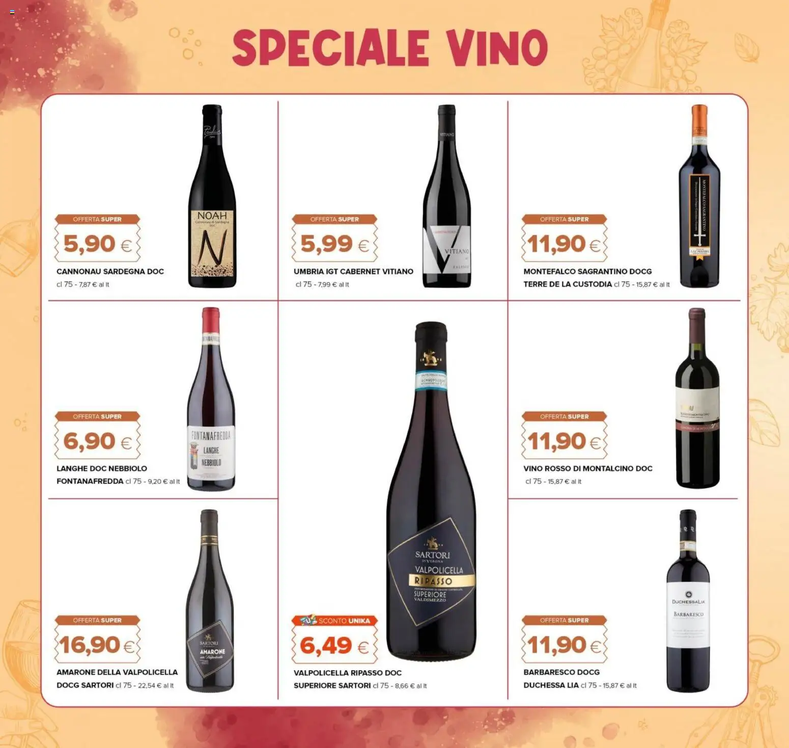 Volantino Tigre del 23.10.2025 | Pagina: 20 | Prodotti: Vino, Vino rosso