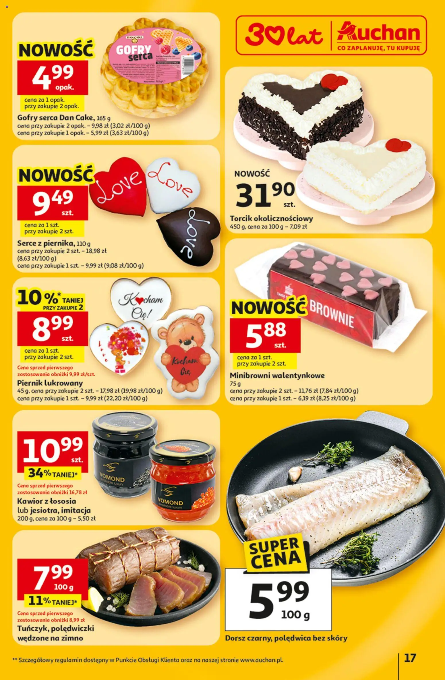 Auchan Gazetka - 30 Lat Hipermarket od 12.02.2026 | Strona: 17