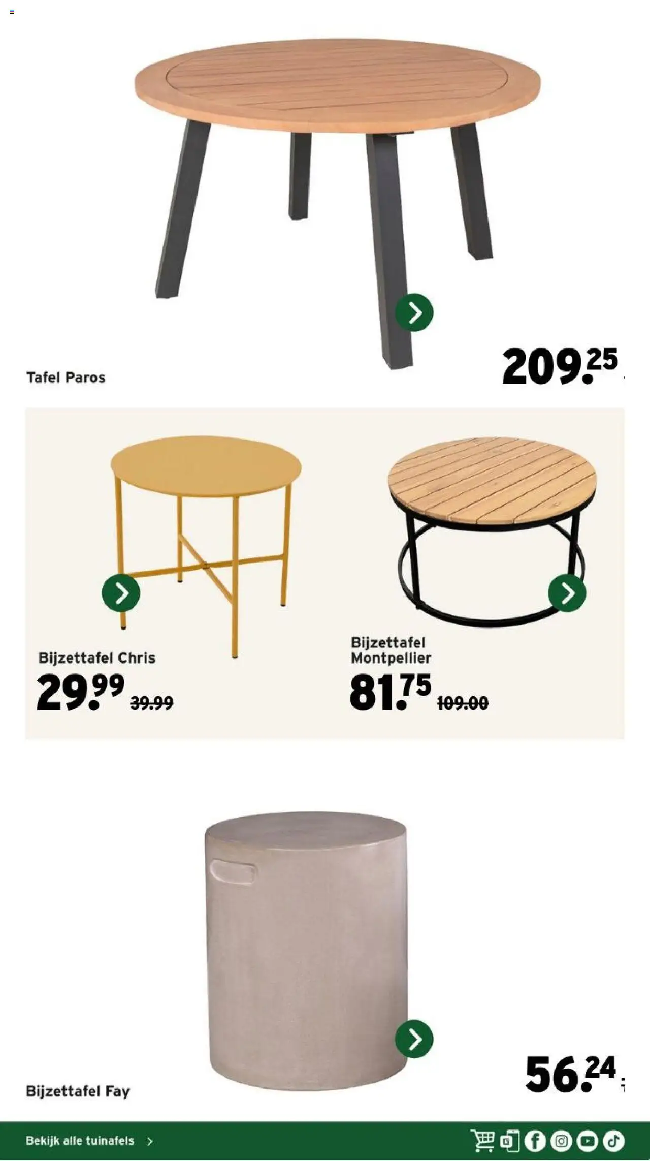  | Pagina: 19 | Producten: Tafel