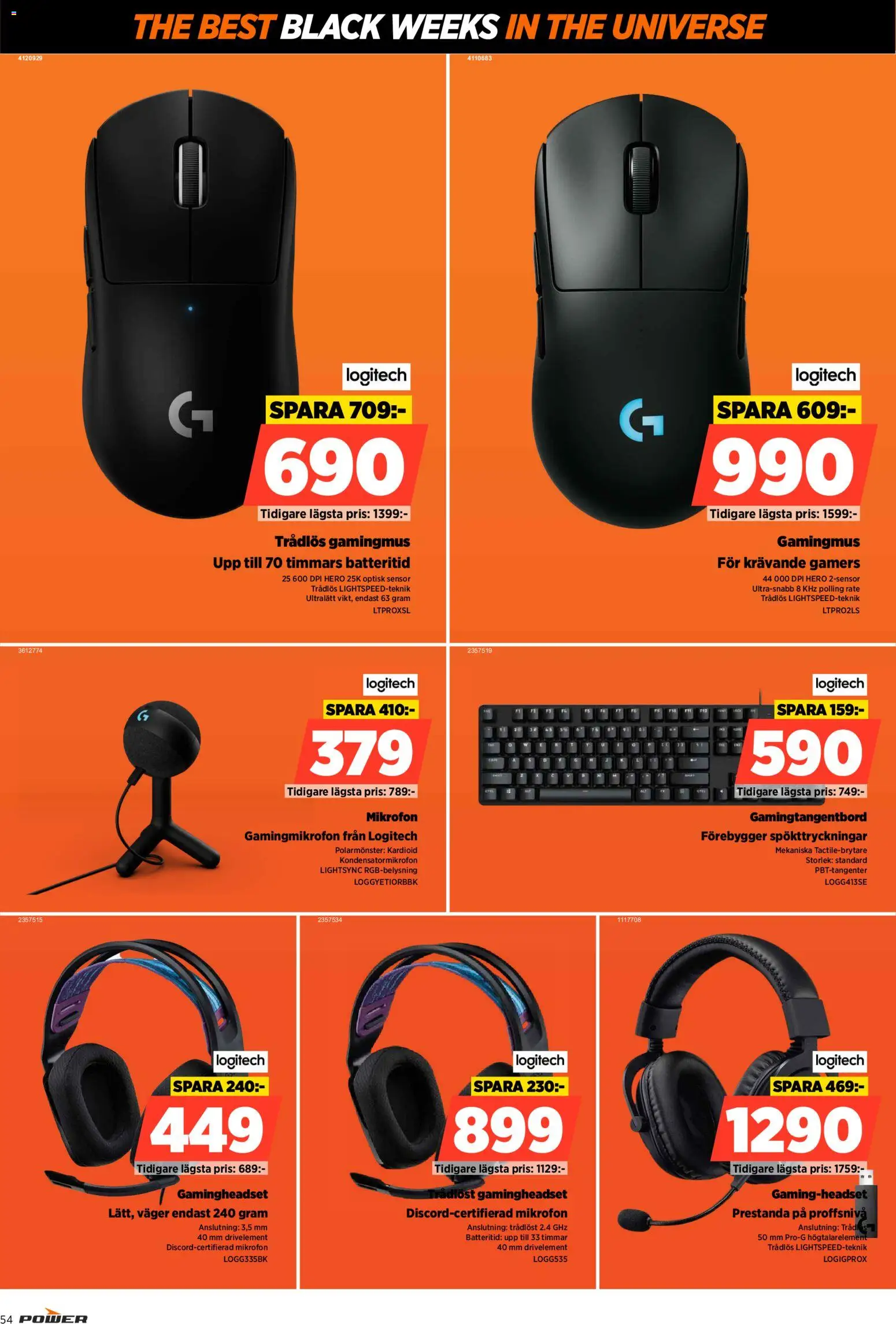 Power reklamblad aktuell från 17.11.2025 | Sida: 54 | Produkter: Mikrofon