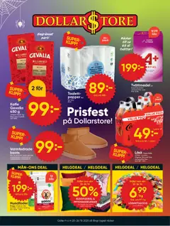 Dollar Store - erbjudanden - Förhandsvisning av reklamblad från butik Dollar Store aktuell från 20.10.2025