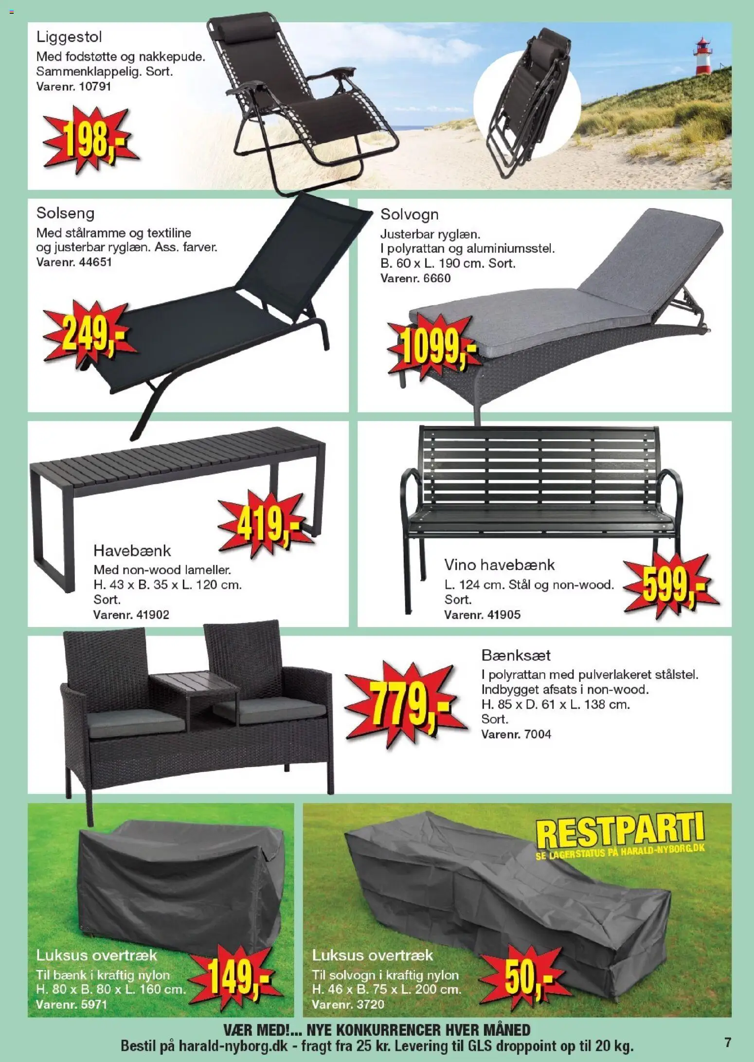 Harald Nyborg tilbudsavis – gyldig fra 23.04.2026 | Side: 81 | Produkter: Solvogn, Bænk