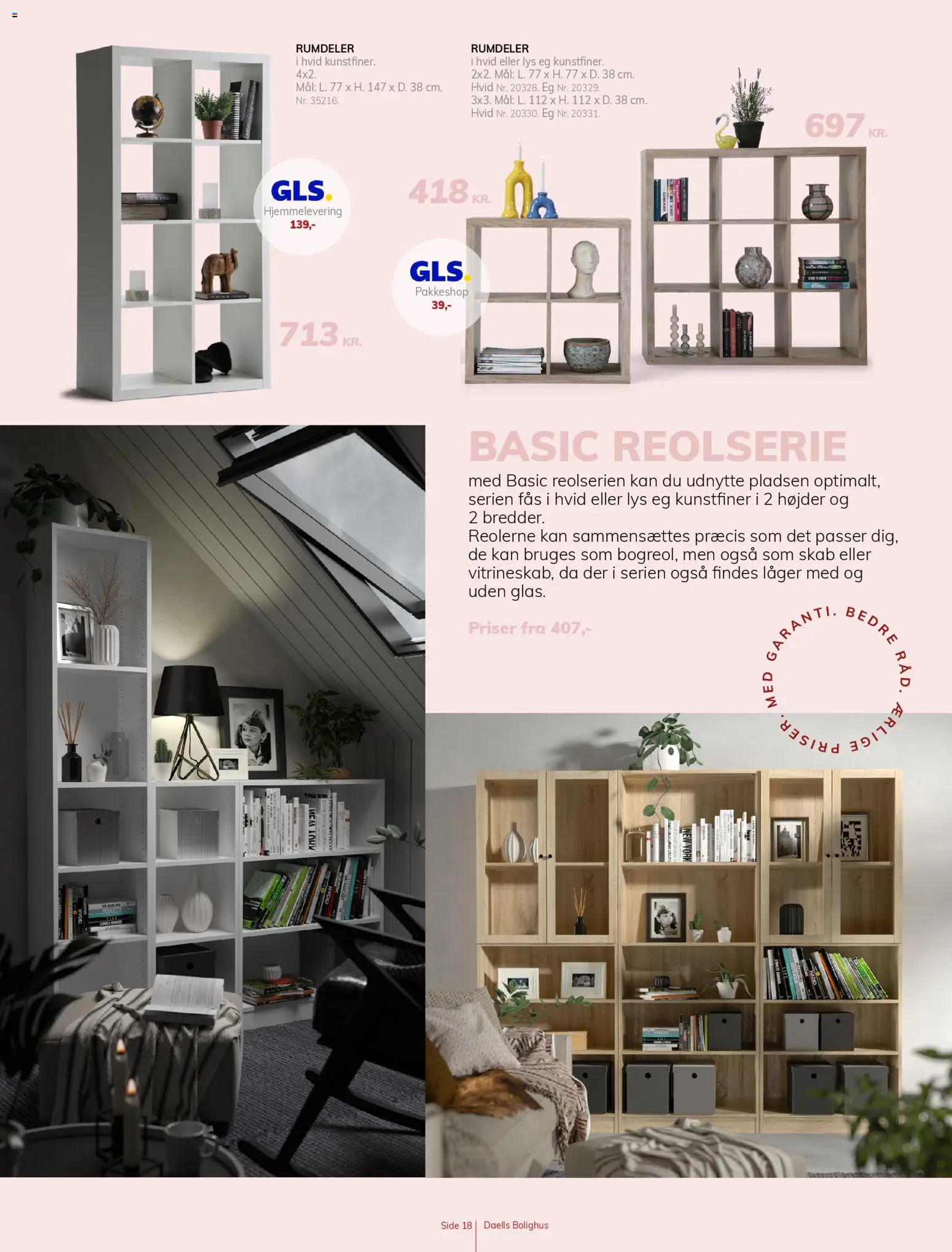 Daells Bolighus tilbudsavis – gyldig fra 11.02.2026 | Side: 18 | Produkter: Skab, Søm