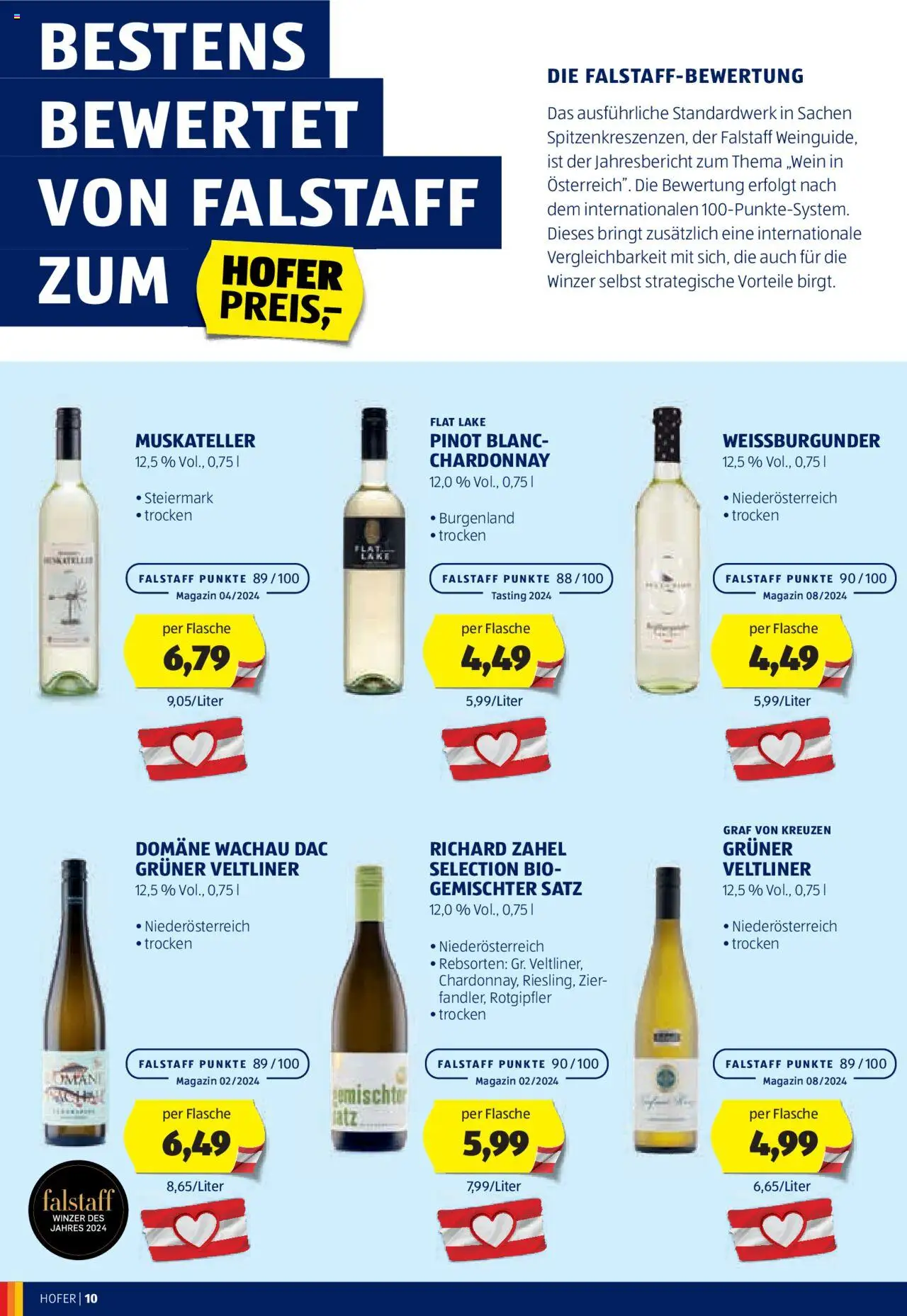 Hofer Wein-Magazin gültig ab 16.10.2024 | Seite: 10