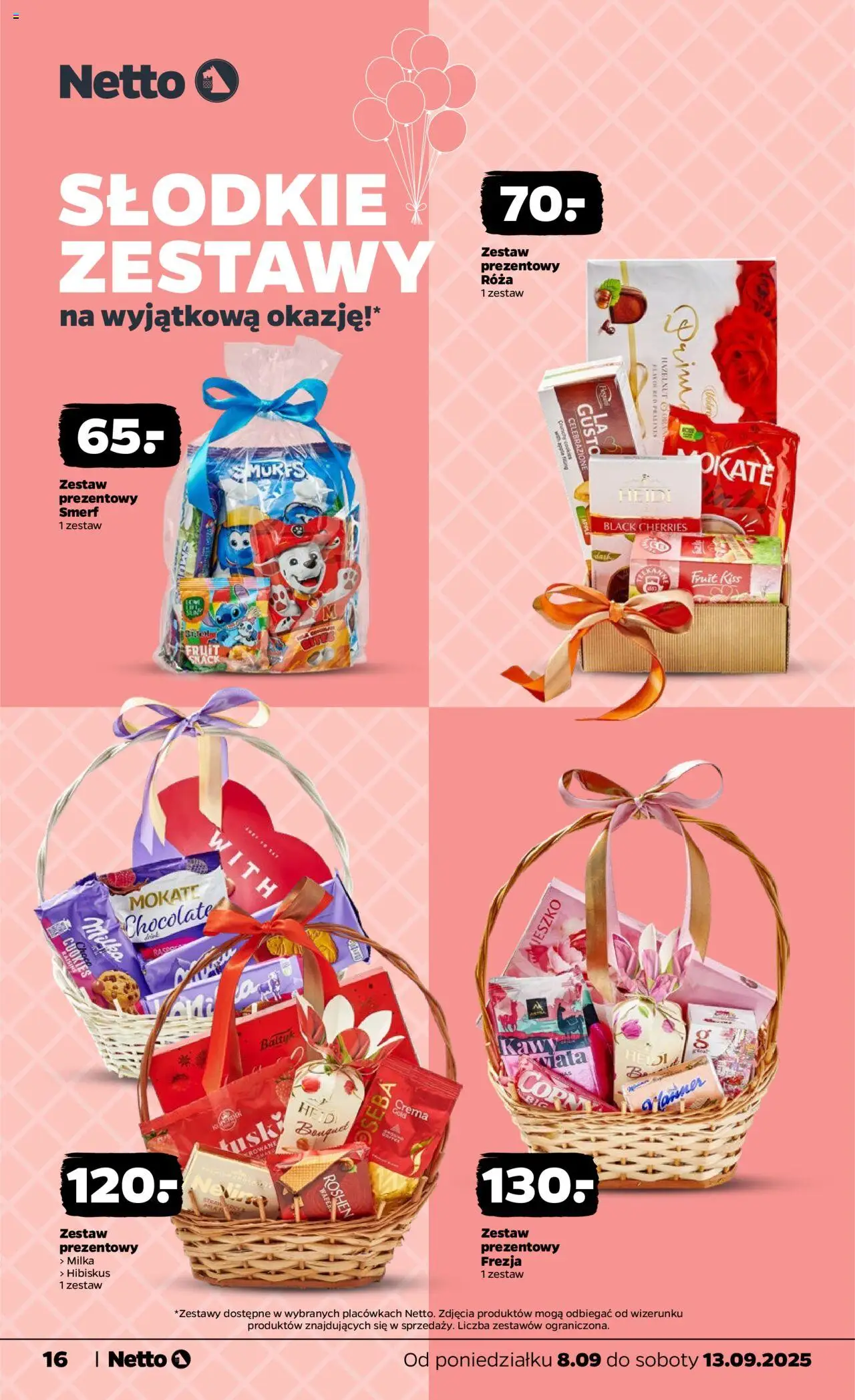 Netto gazetka - Spożywcza od 08.09.2025 | Strona: 16 | Produkty: Milka