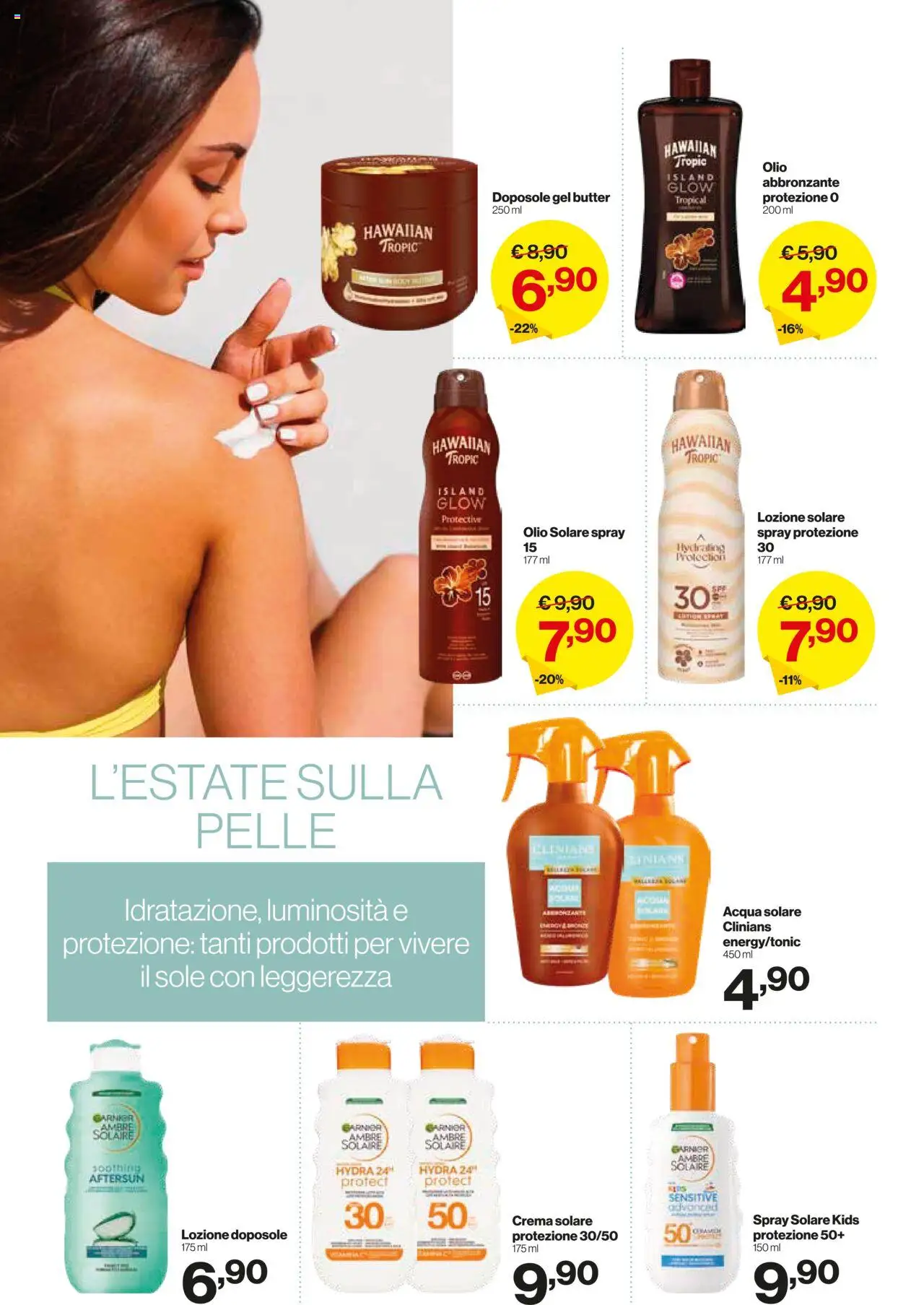 Volantino IN's del 13.08.2025 | Pagina: 14 | Prodotti: Crema, Crema solare, Acqua solare, Acqua
