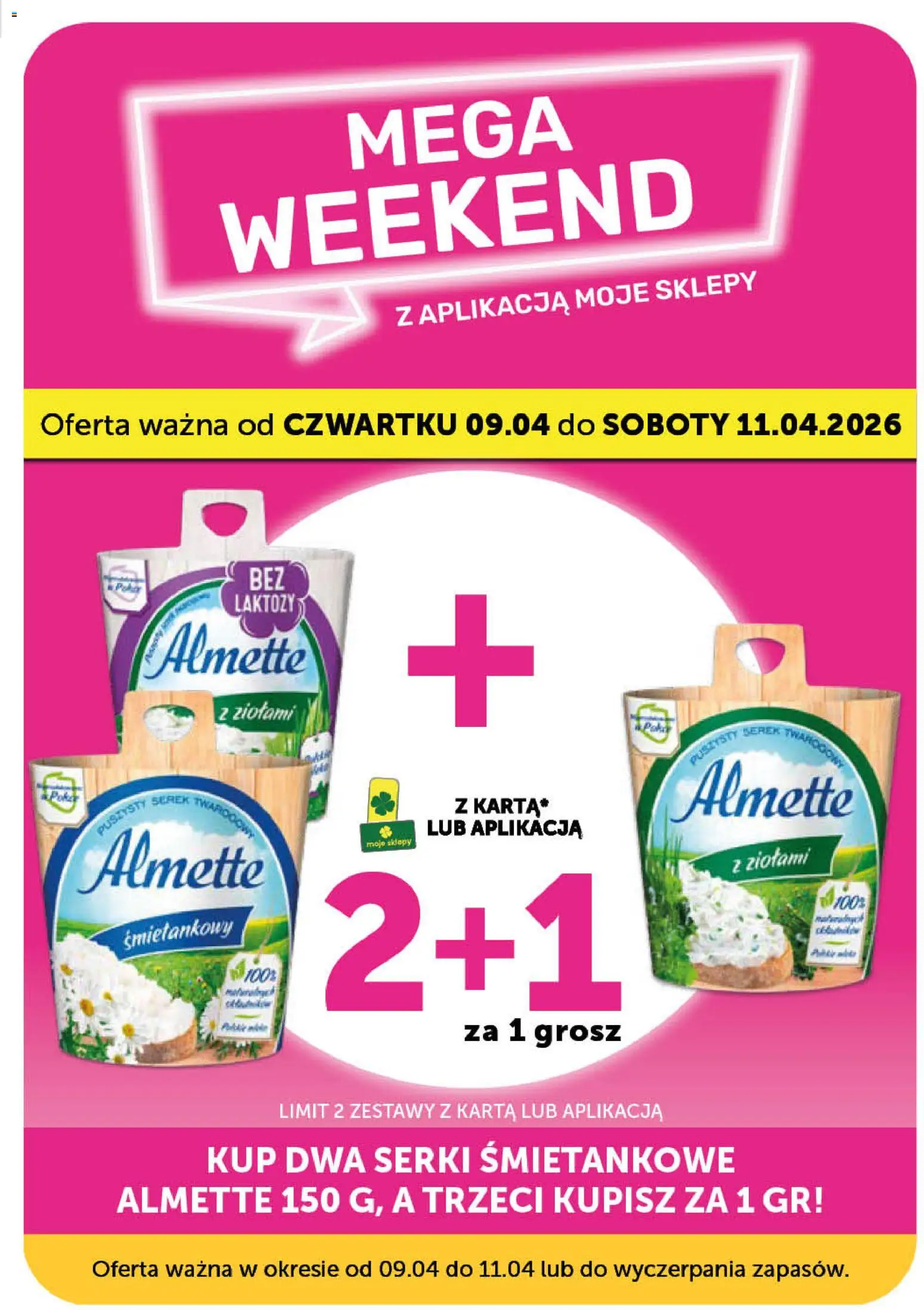 Groszek gazetka - Market od 09.04.2026 | Strona: 5 | Produkty: Karta, Serek