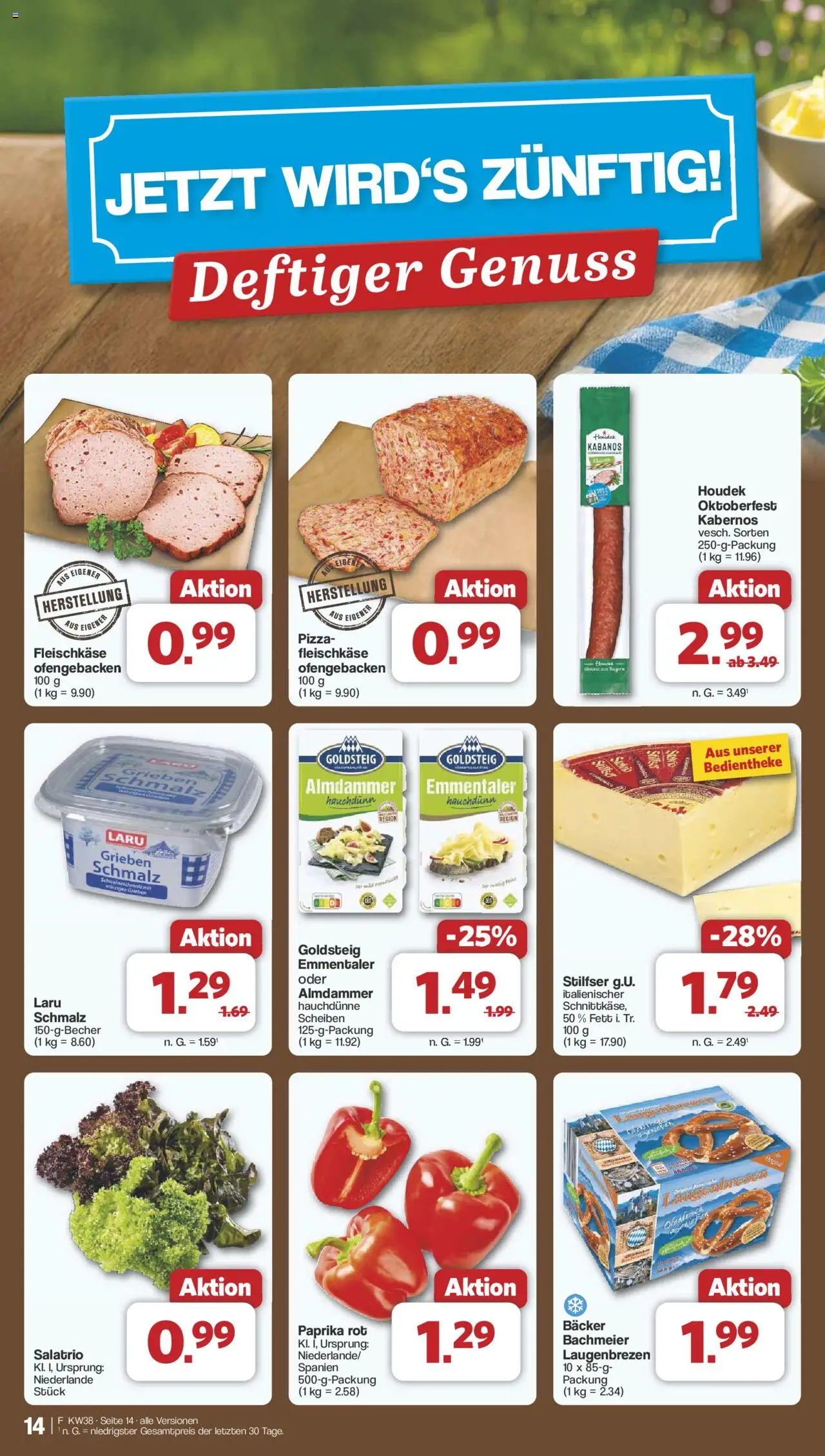 Famila Nordwest Prospekt 	 – gültig ab 15.09.2025 | Seite: 15 | Produkte: Paprika rot, Paprika, Pizza