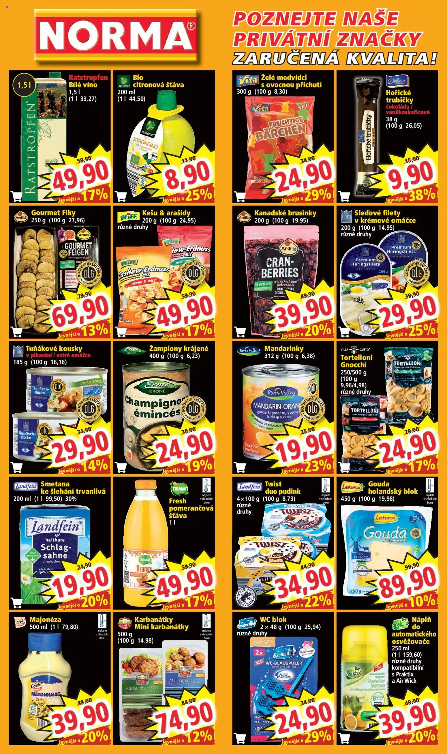 Norma leták od 20.04.2026 | Strana: 10 | Produkty: Wc blok, Gouda, Arašídy, Wc