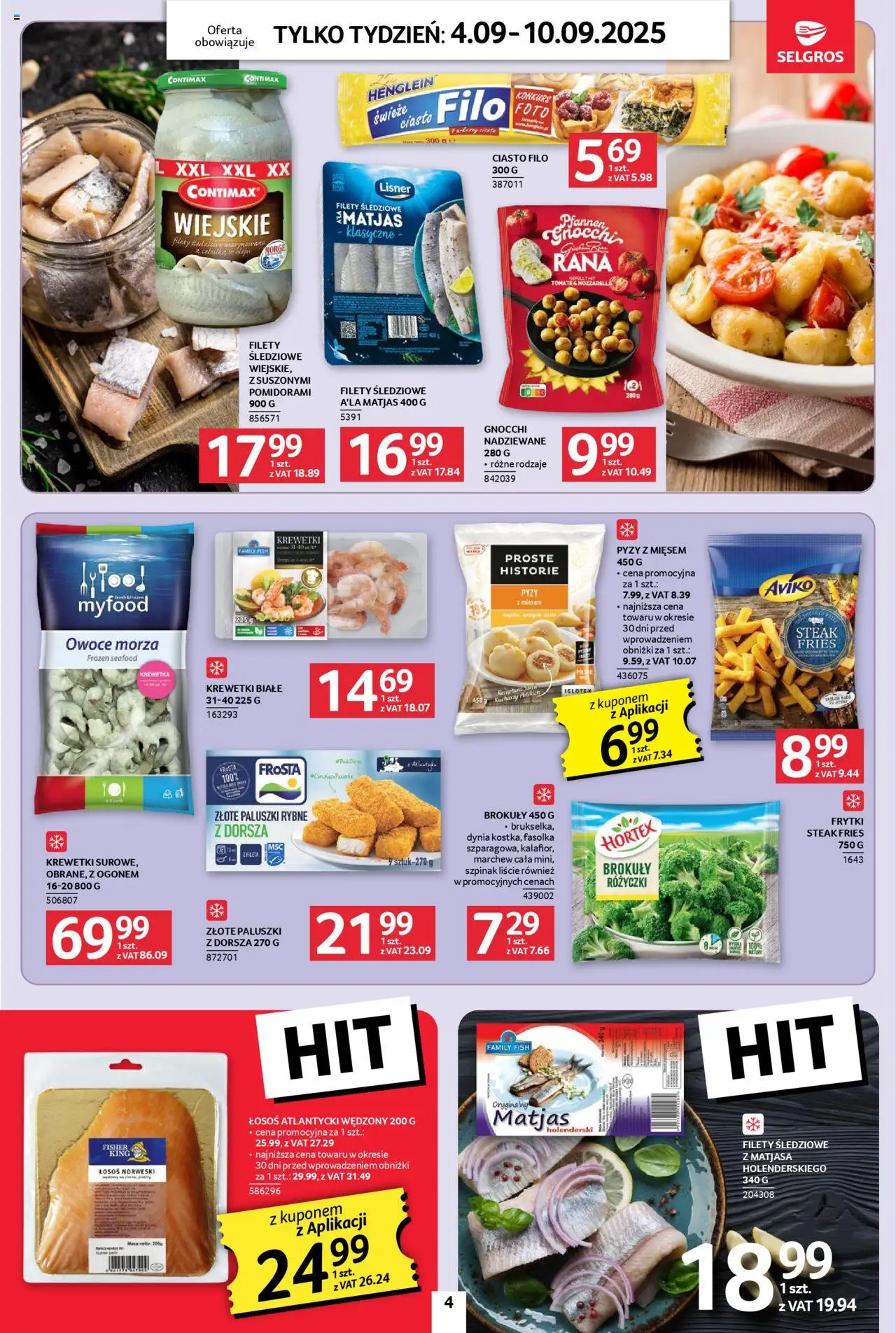 Selgros cash&carry Gazetka - Jeszcze więcej super promocji od 04.09.2025 | Strona: 4 | Produkty: Dynia, Łosoś norweski, Owoce, Owoce morza