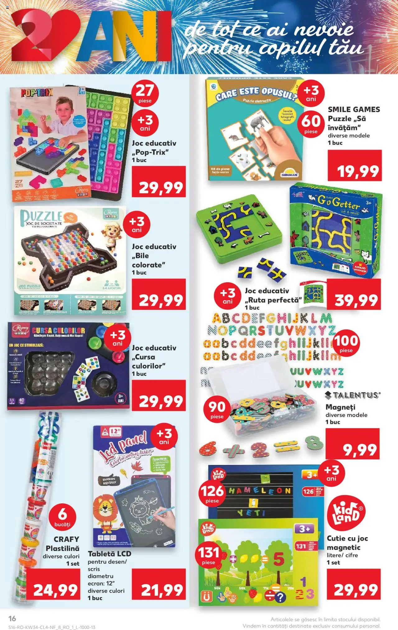 Catalog Kaufland - București – valabil de la 20.08.2025 | Pagină: 16 | Produse: Tabletă, Joc, Cutie
