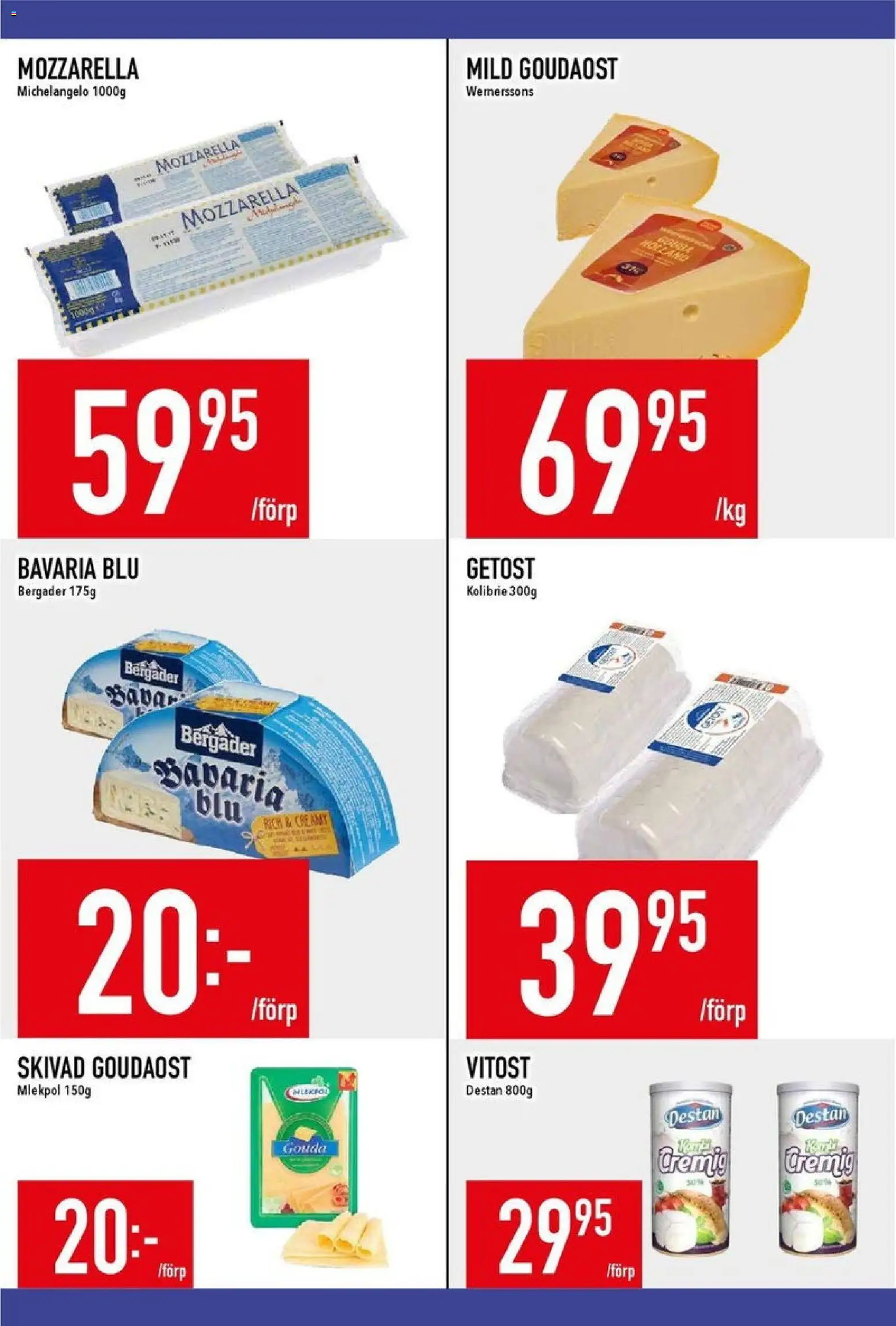 Matdax reklamblad aktuell från 05.01.2026 | Sida: 9 | Produkter: Getost