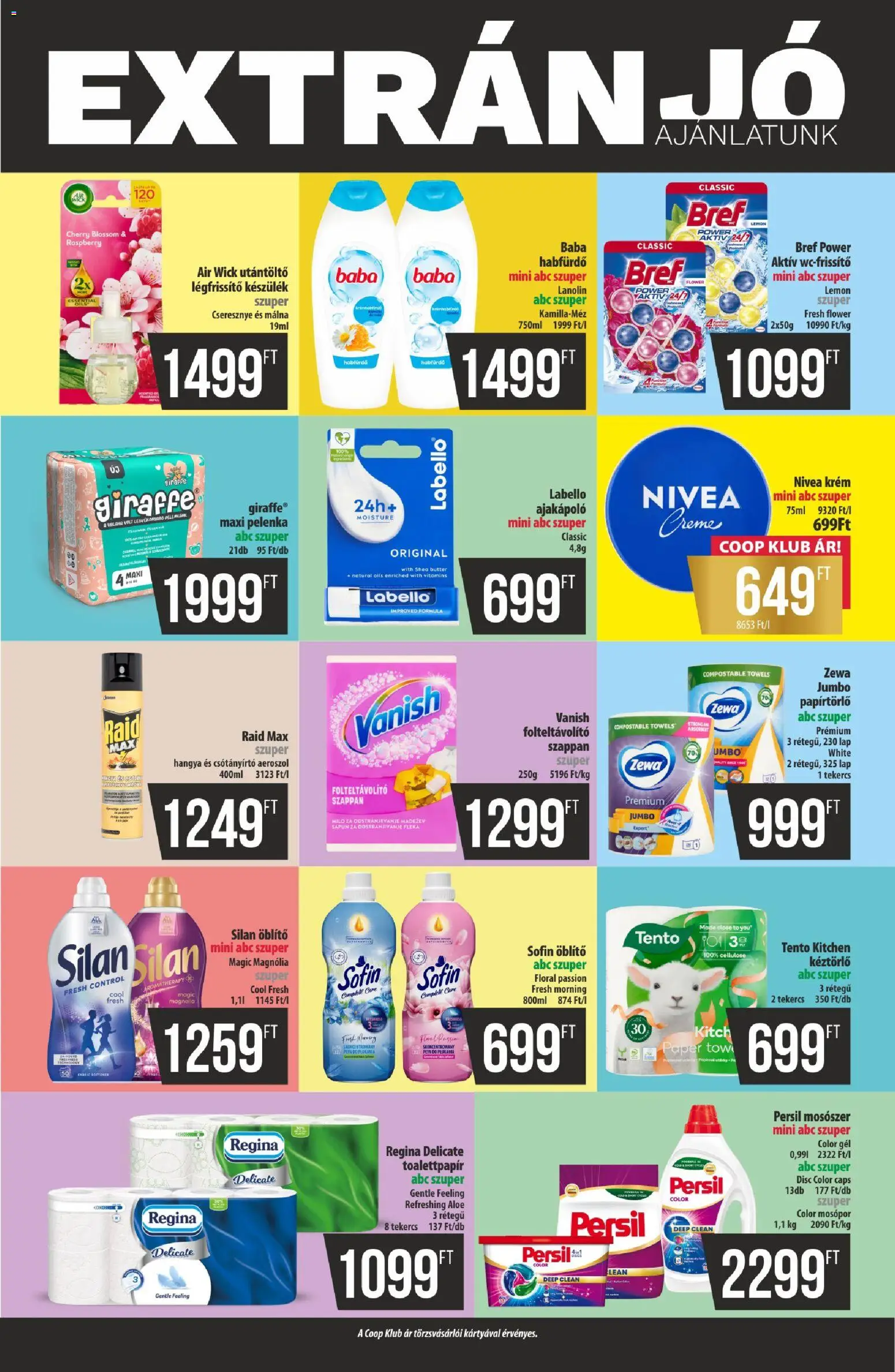 COOP akciós ujság - amely érvényes a következő dátumtól: 16.04.2026 | Oldal: 11 | Termékek: Cseresznye, Pelenka, Folteltávolító, Szappan