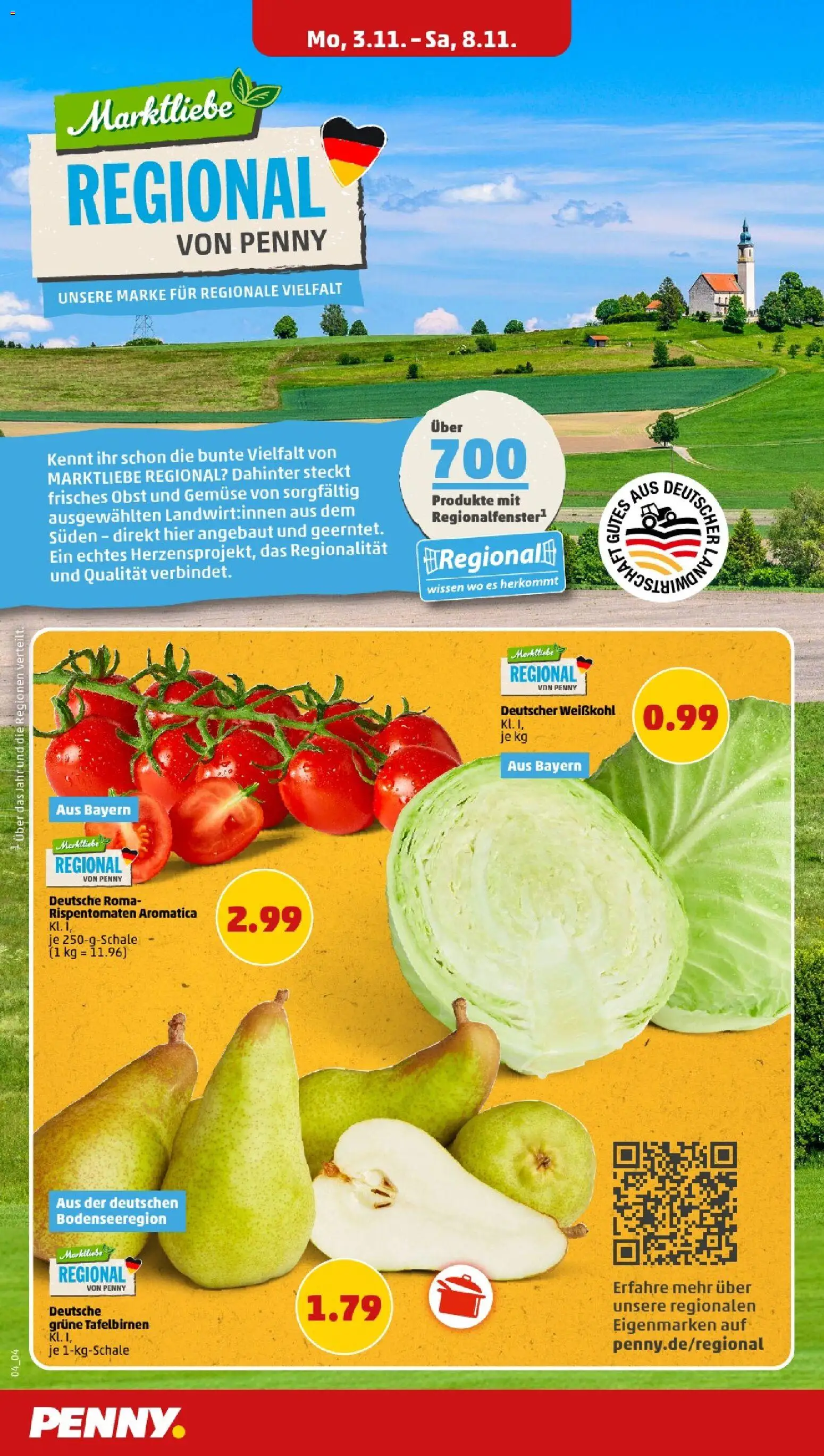 Penny - Bayern  – gültig ab 03.11.2025 | Seite: 6 | Produkte: Gemüse, Obst